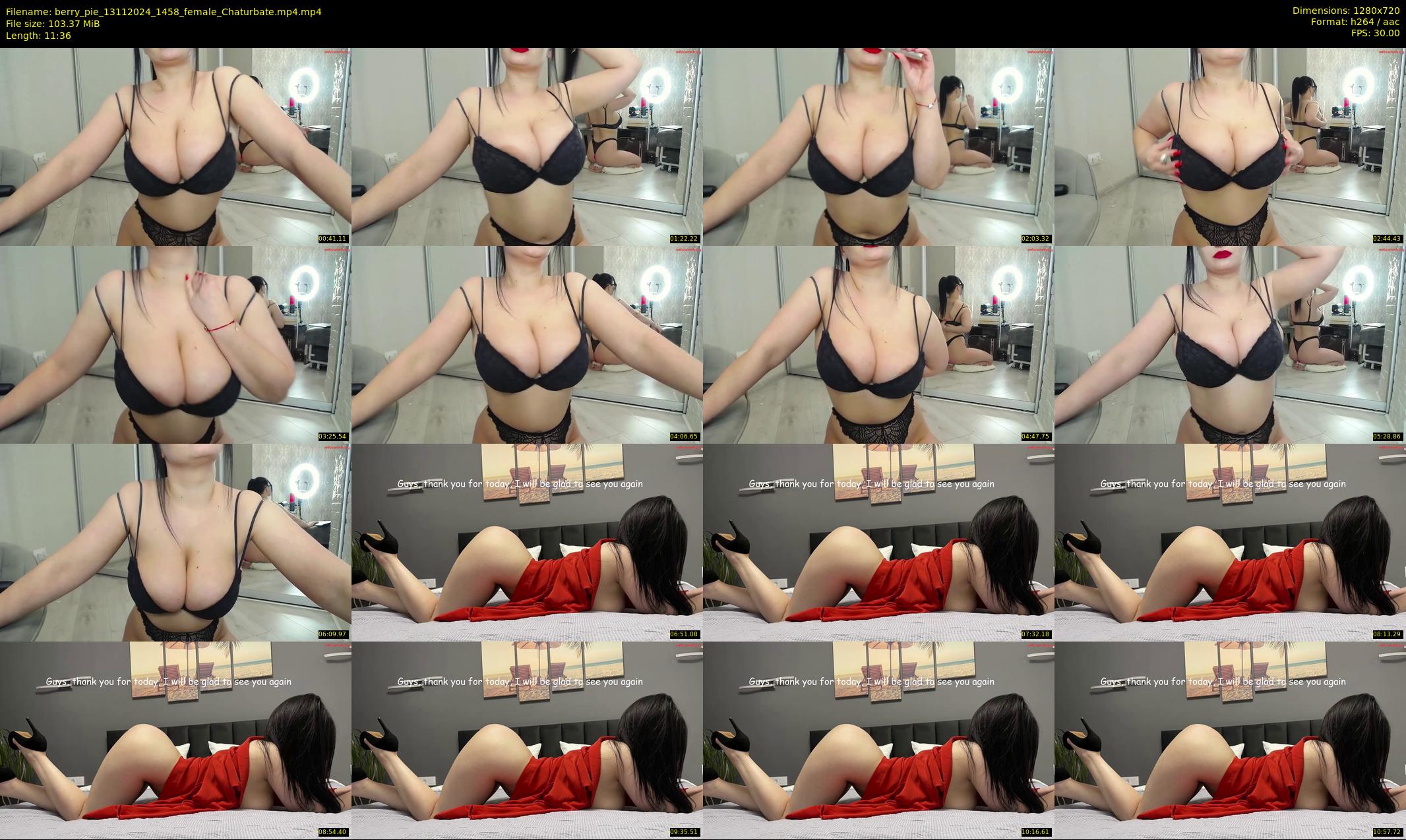 berry_pie — 12 minute Chaturbate female cam show recording, 720p, Nov 13, 2024