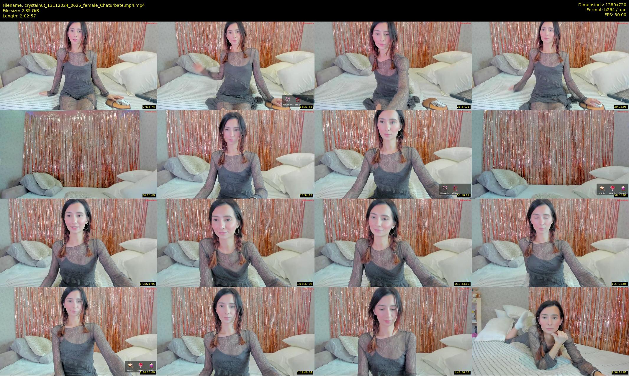 crystalnut — 123 minute Chaturbate female cam show recording, 720p, Nov 13, 2024