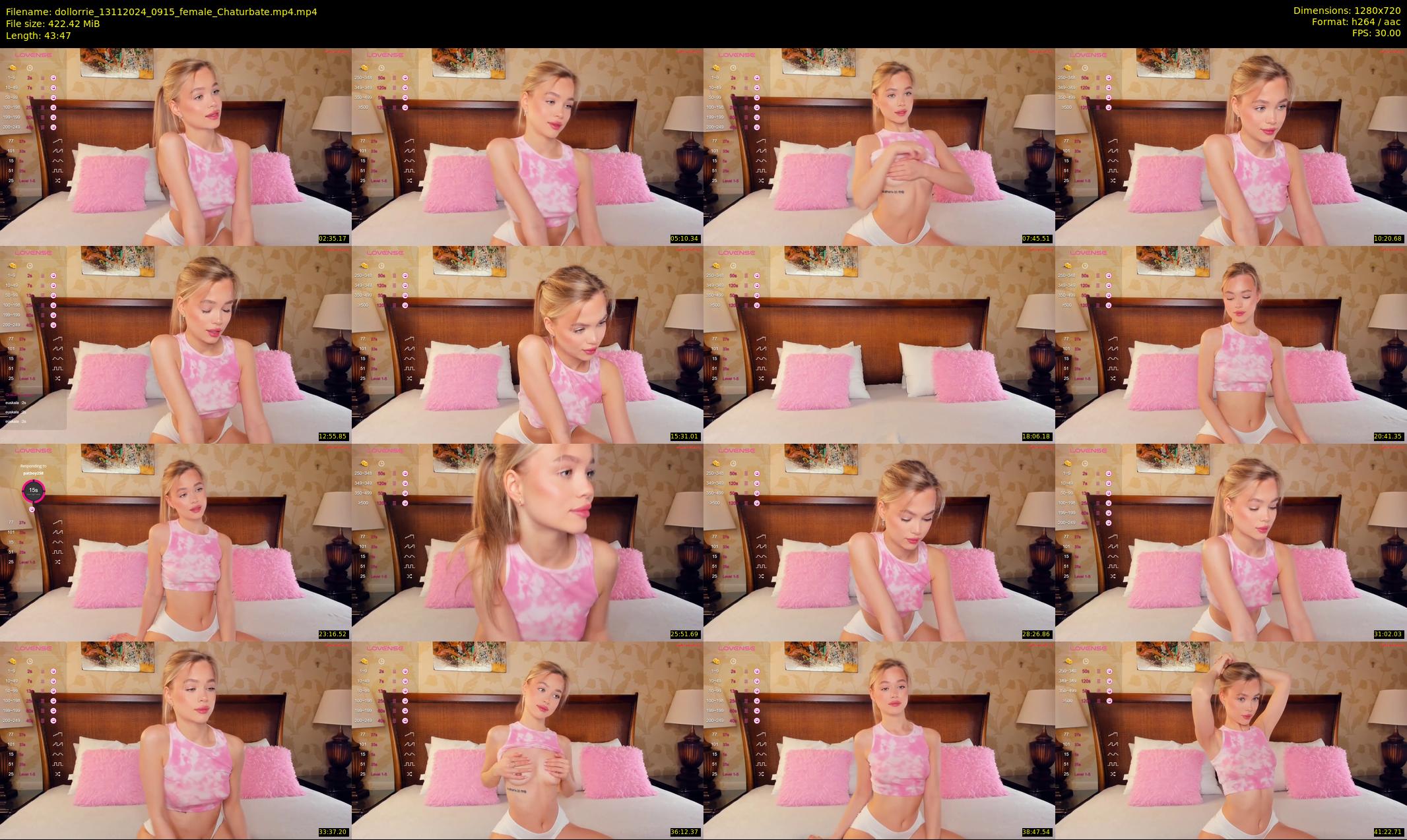 dollorrie — 44 minute Chaturbate couple cam show recording, 720p, Nov 13, 2024
