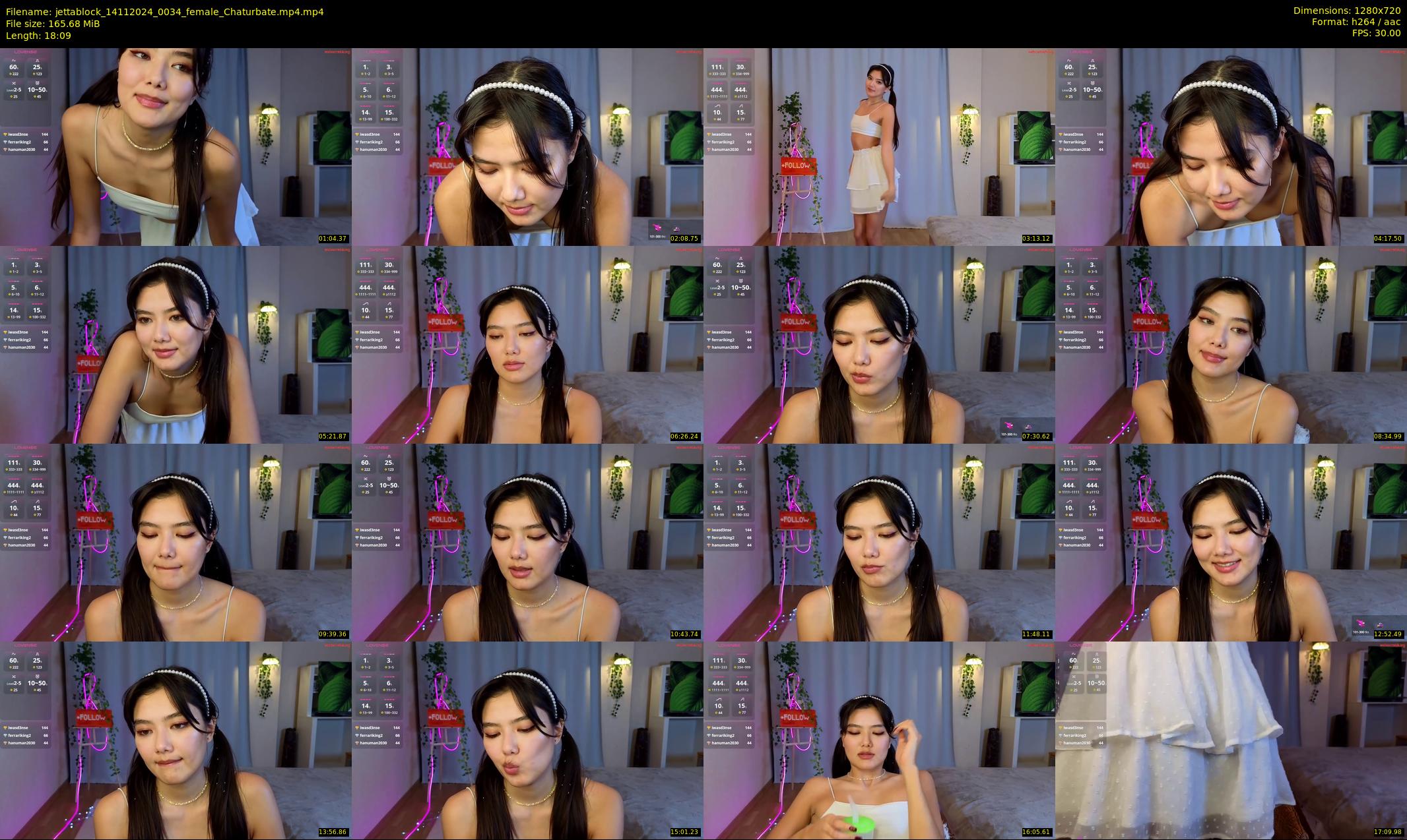 jettablock — 19 minute Chaturbate female cam show recording, 720p, Nov 14, 2024