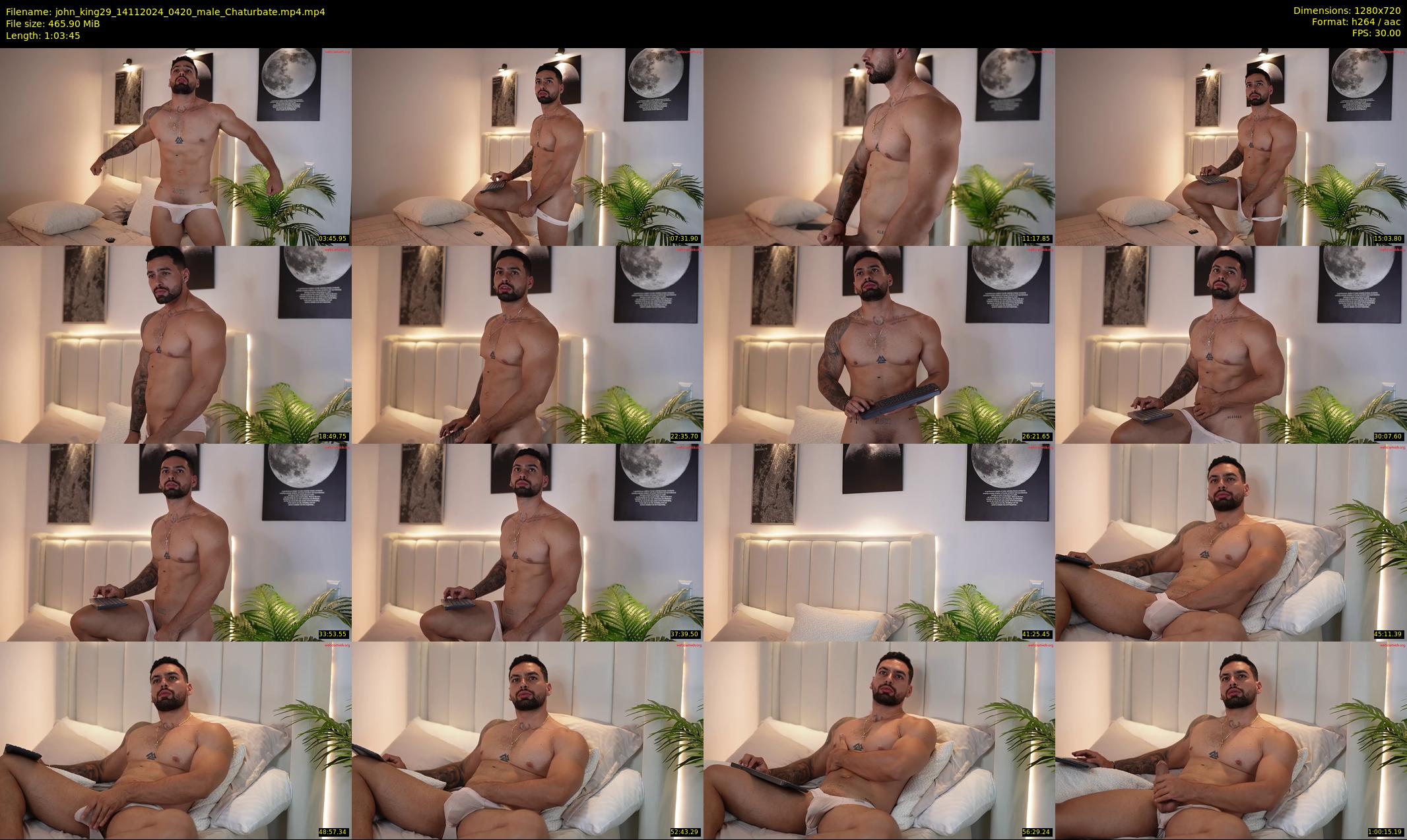 john_king29 — 64 minute Chaturbate male cam show recording, 720p, Nov 14, 2024