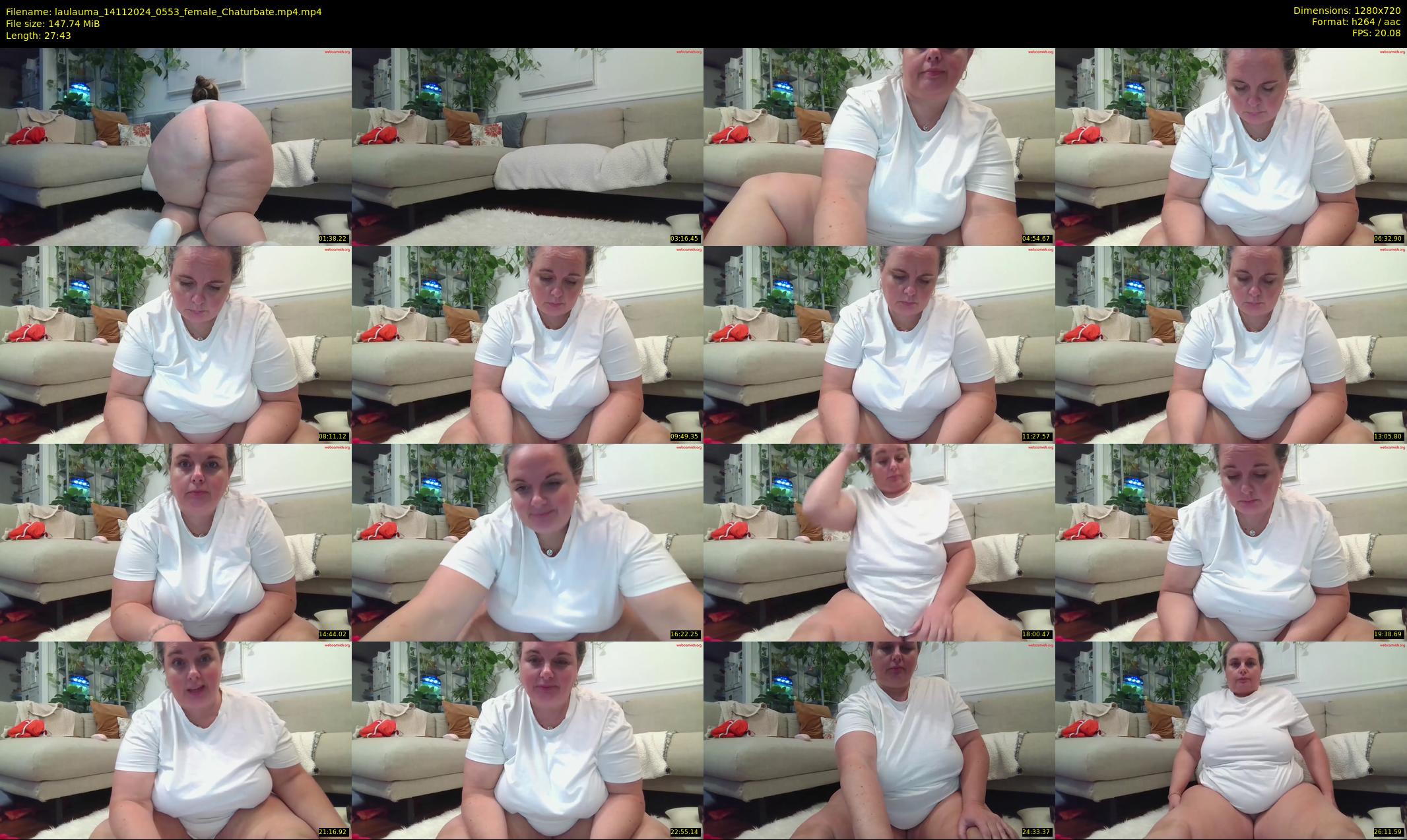 laulauma — 28 minute Chaturbate female cam show recording, 720p, Nov 14, 2024
