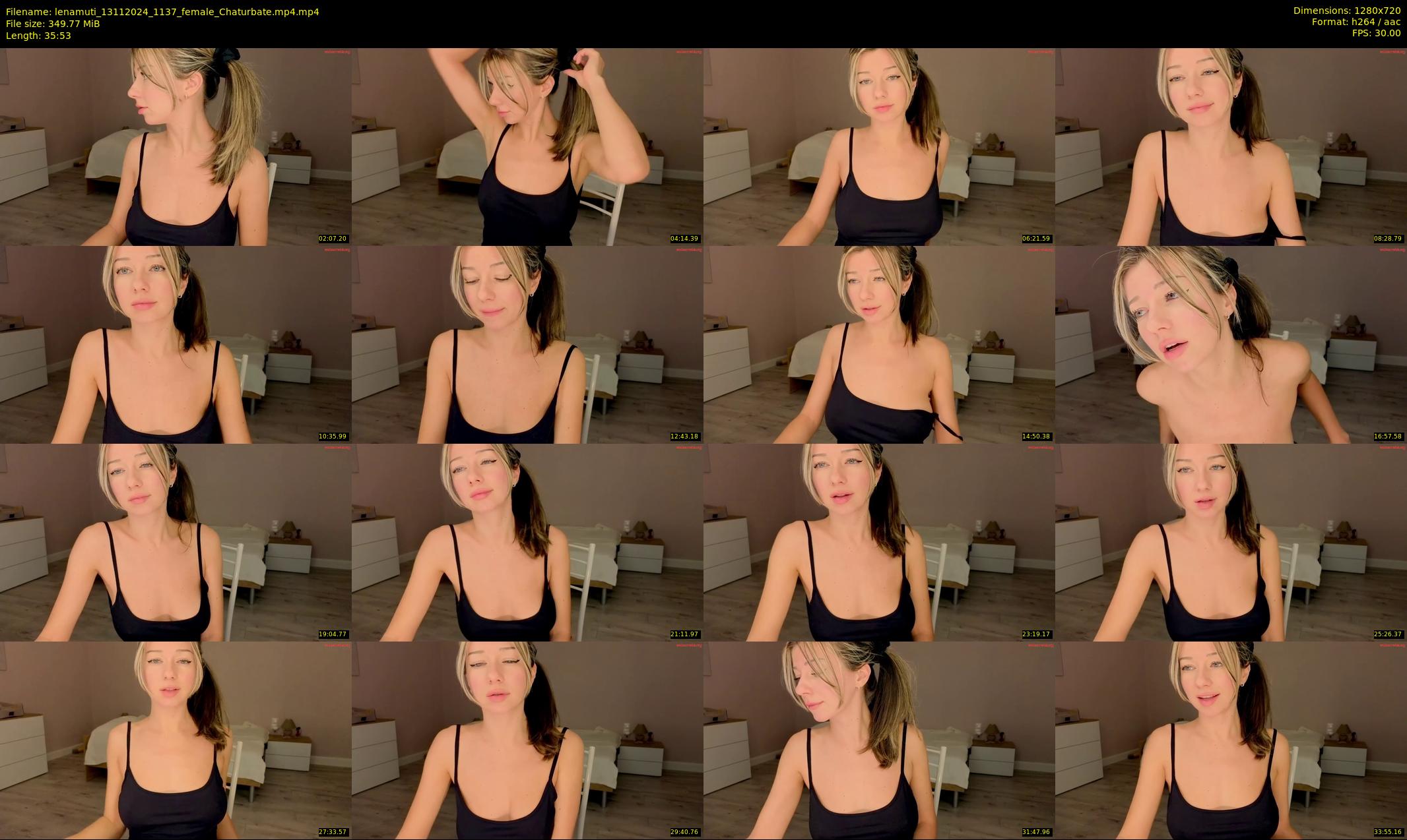 lenamuti — 36 minute Chaturbate female cam show recording, 720p, Nov 13, 2024