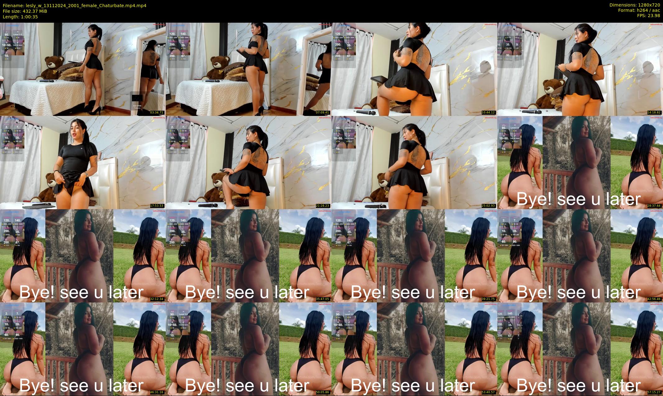 lesly_w — 61 minute Chaturbate female cam show recording, 720p, Nov 13, 2024