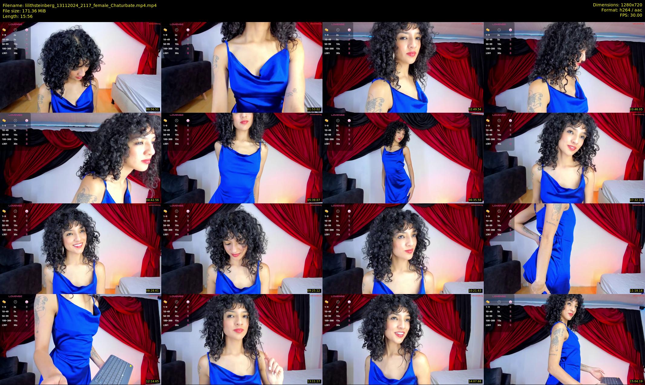 lilithsteinberg — 16 minute Chaturbate female cam show recording, 720p, Nov 13, 2024