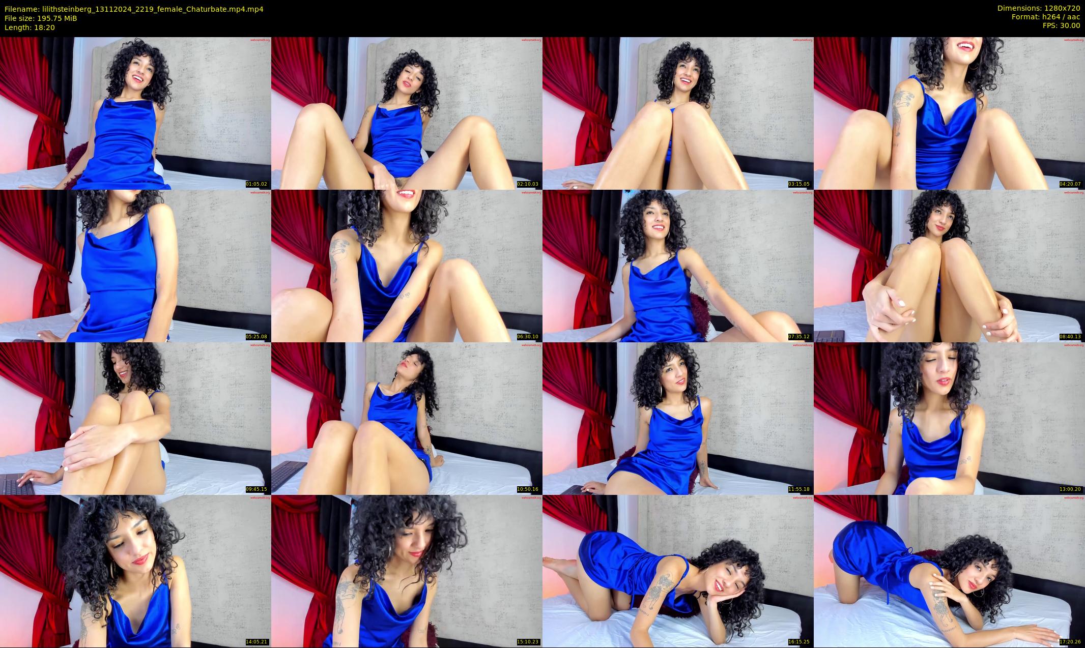 lilithsteinberg — 19 minute Chaturbate female cam show recording, 720p, Nov 13, 2024