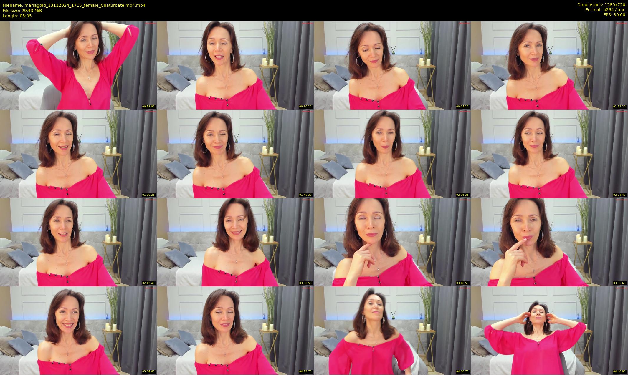 mariagold — 6 minute Chaturbate female cam show recording, 720p, Nov 13, 2024