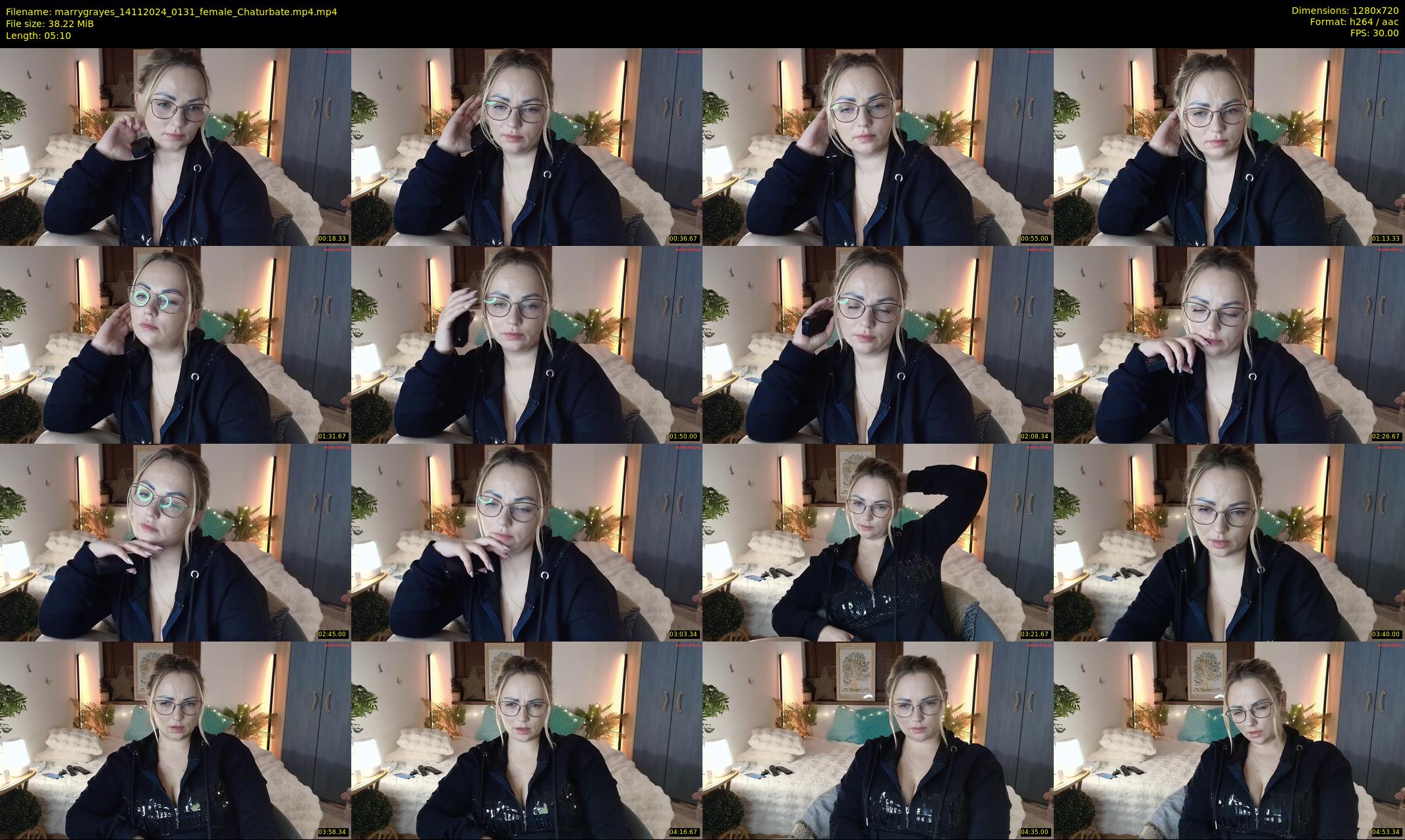 marrygrayes — 6 minute Chaturbate female cam show recording, 720p, Nov 14, 2024