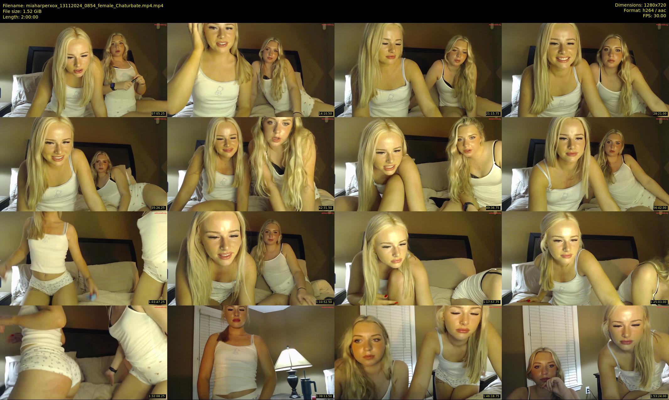 miaharperxox — 120 minute Chaturbate female cam show recording, 720p, Nov 13, 2024