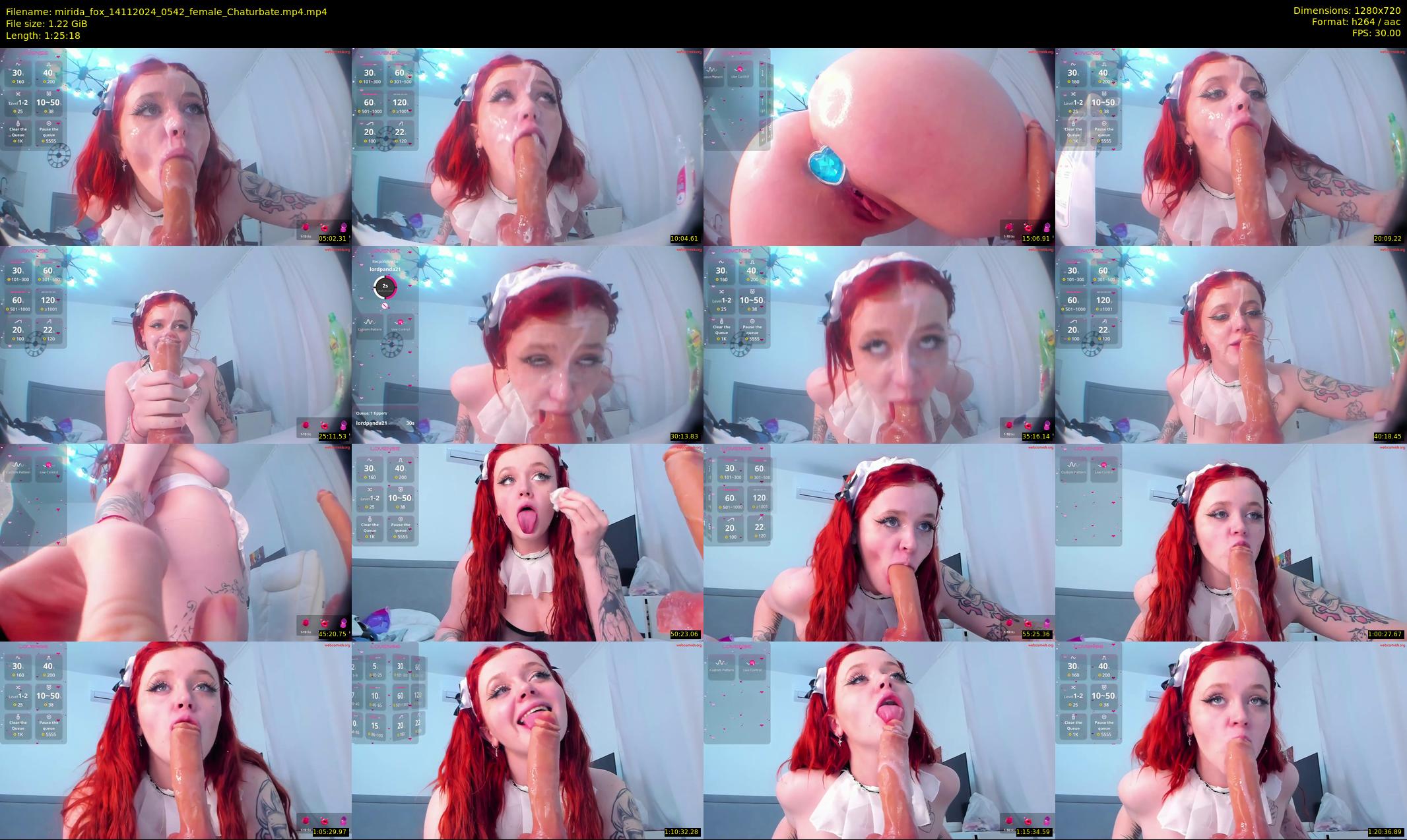 mirida_fox — 86 minute Chaturbate female cam show recording, 720p, Nov 14, 2024