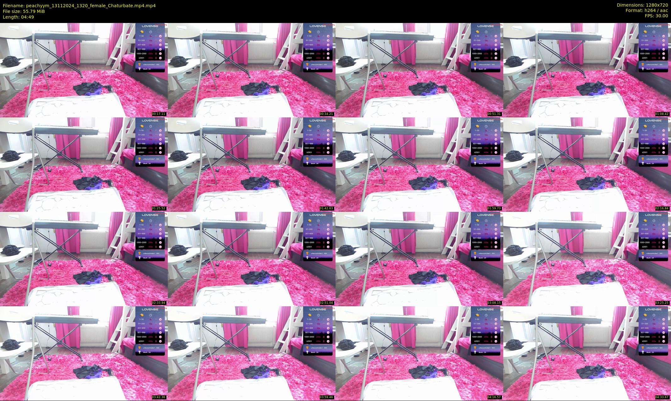 peachyym — 5 minute Chaturbate female cam show recording, 720p, Nov 13, 2024