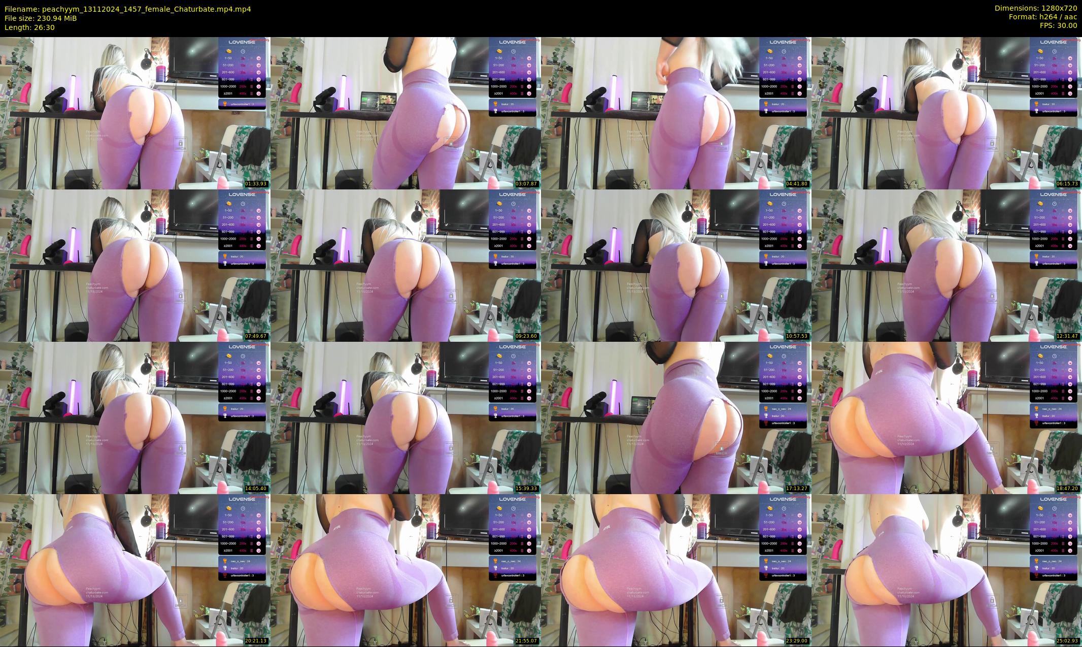 peachyym — 27 minute Chaturbate female cam show recording, 720p, Nov 13, 2024