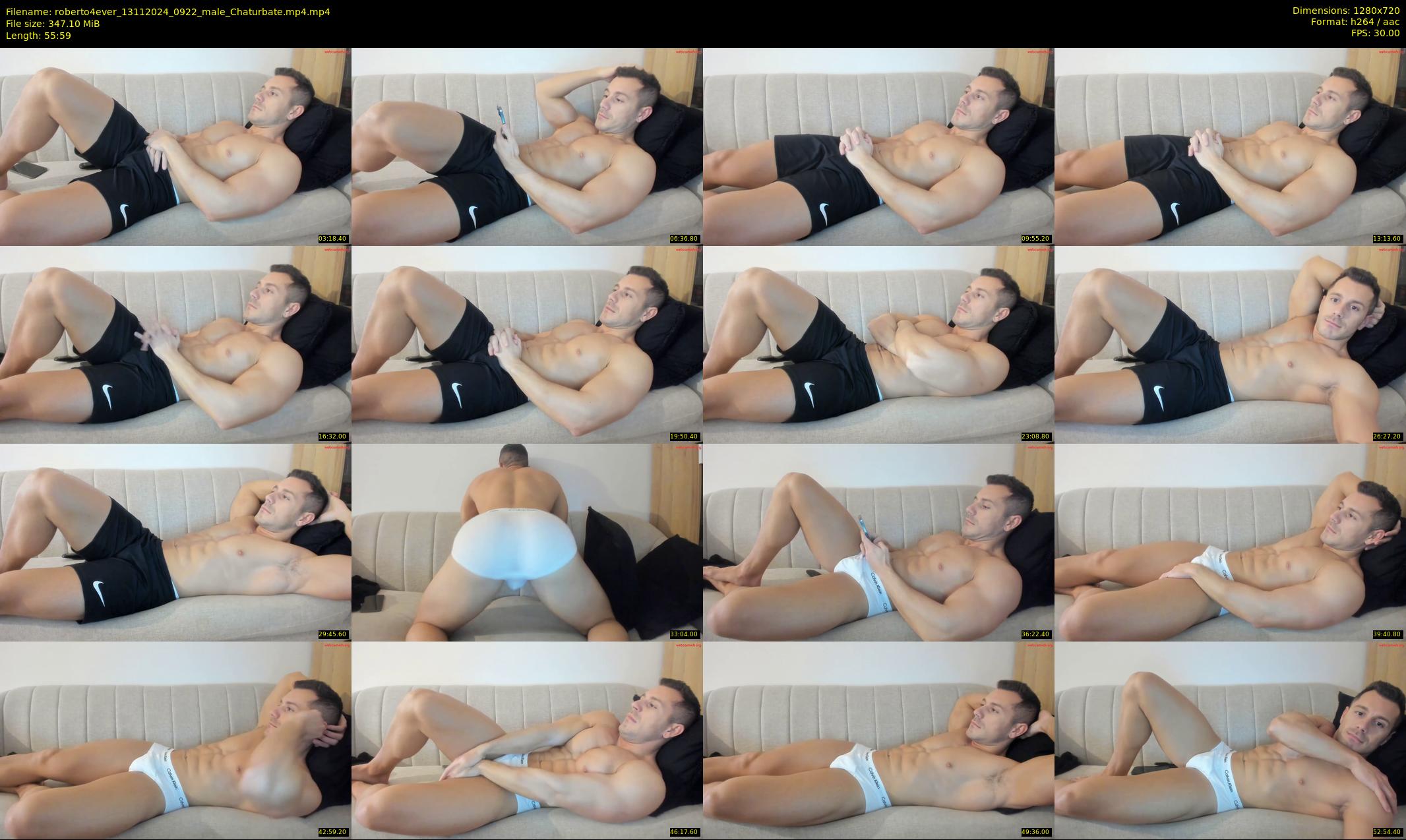 roberto4ever — 56 minute Chaturbate male cam show recording, 720p, Nov 13, 2024