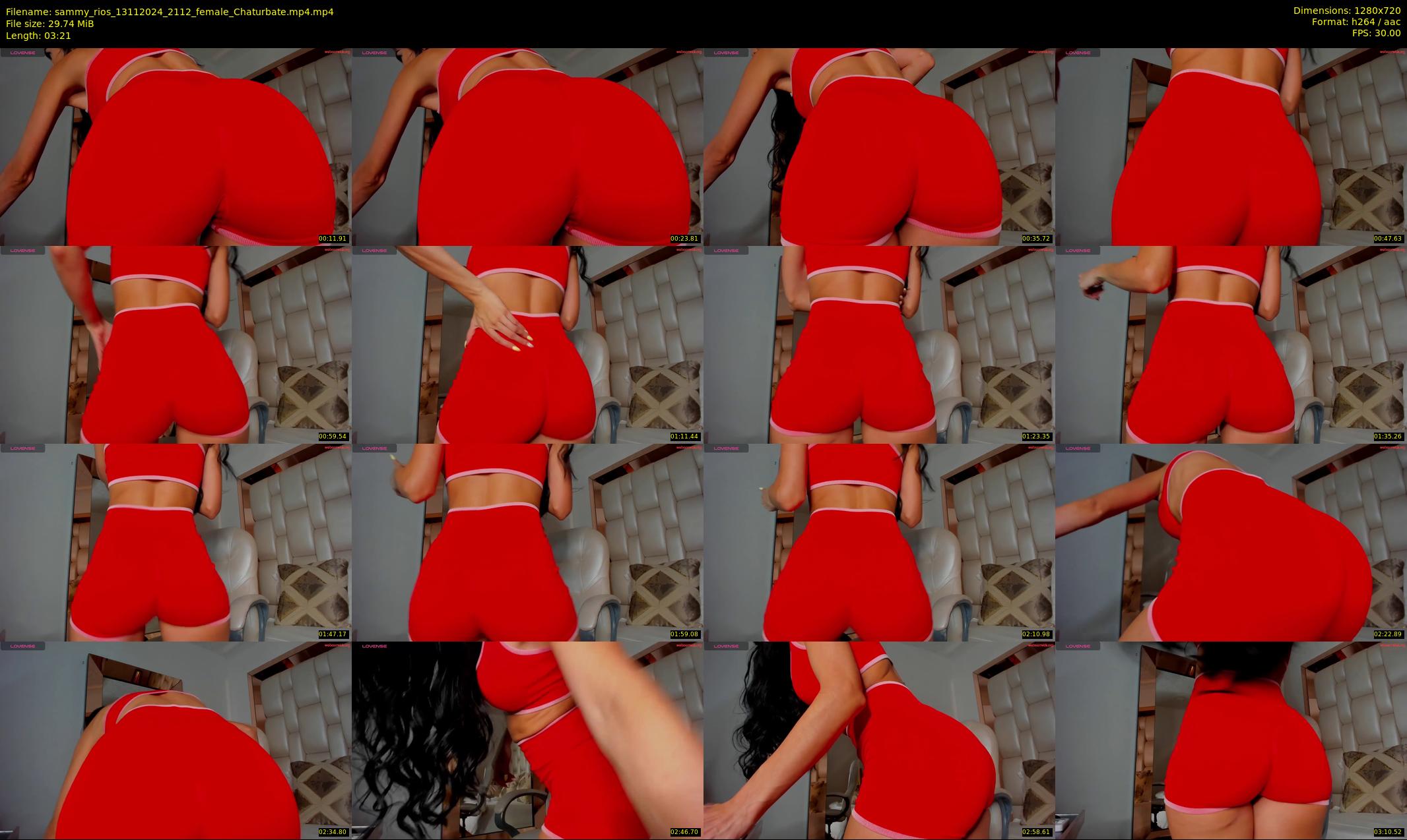 sammy_rios — 4 minute Chaturbate female cam show recording, 720p, Nov 13, 2024