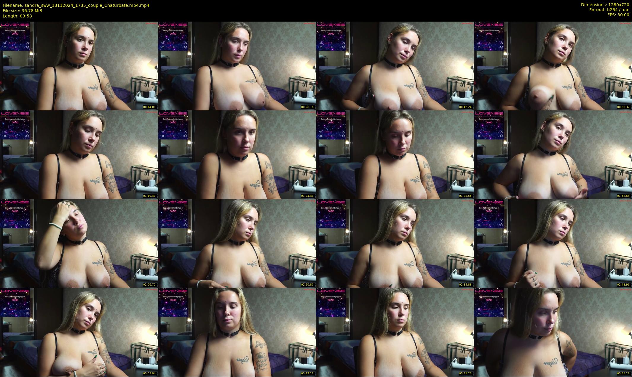 sandra_sww — 4 minute Chaturbate couple cam show recording, 720p, Nov 13, 2024