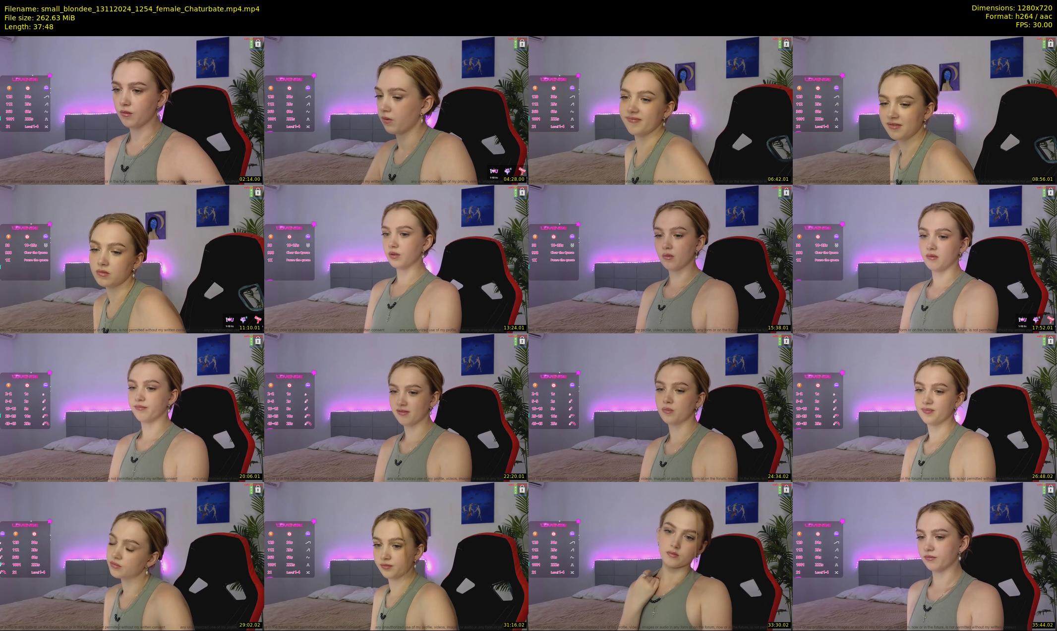 small_blondee — 38 minute Chaturbate female cam show recording, 720p, Nov 13, 2024