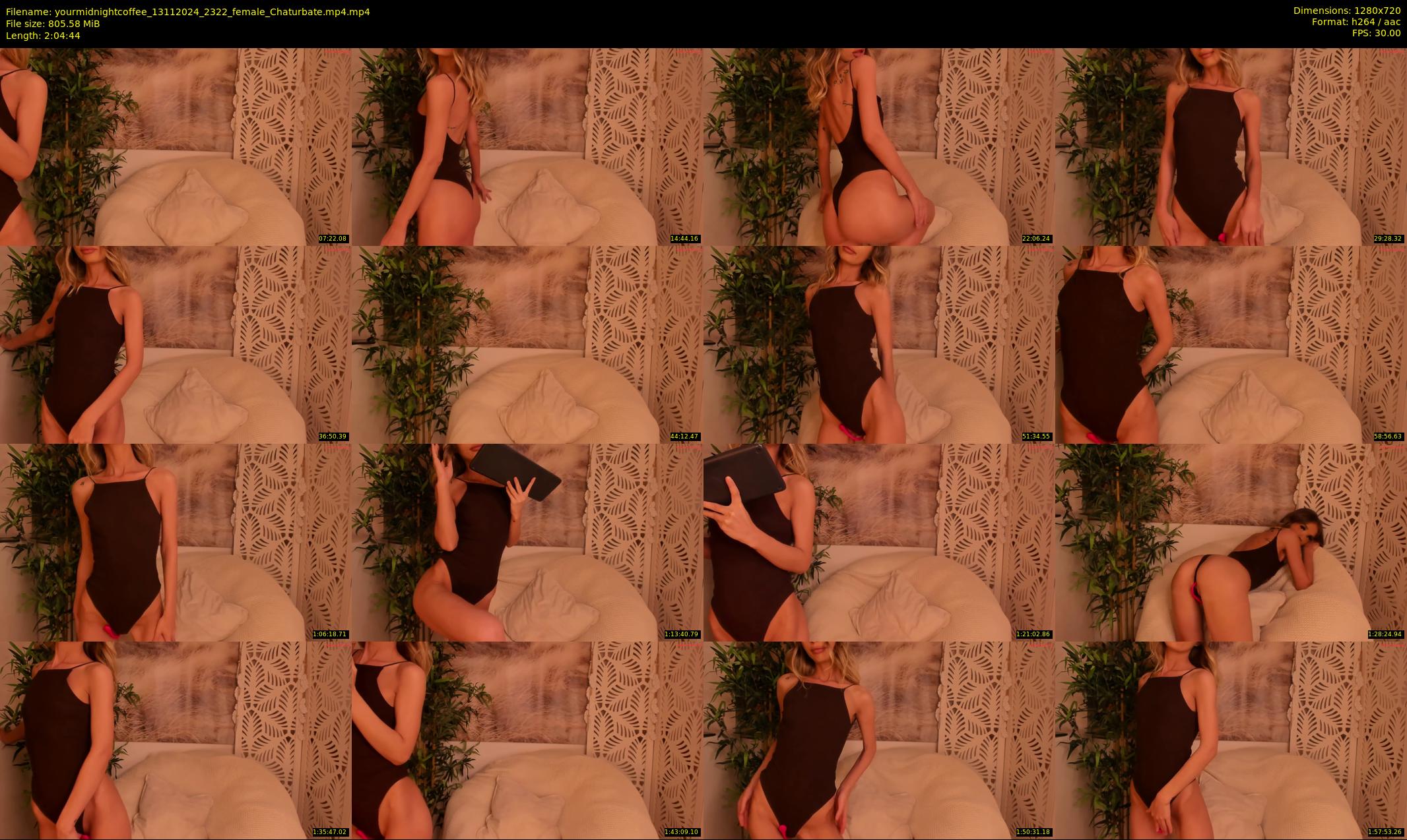 yourmidnightcoffee — 125 minute Chaturbate female cam show recording, 720p, Nov 13, 2024