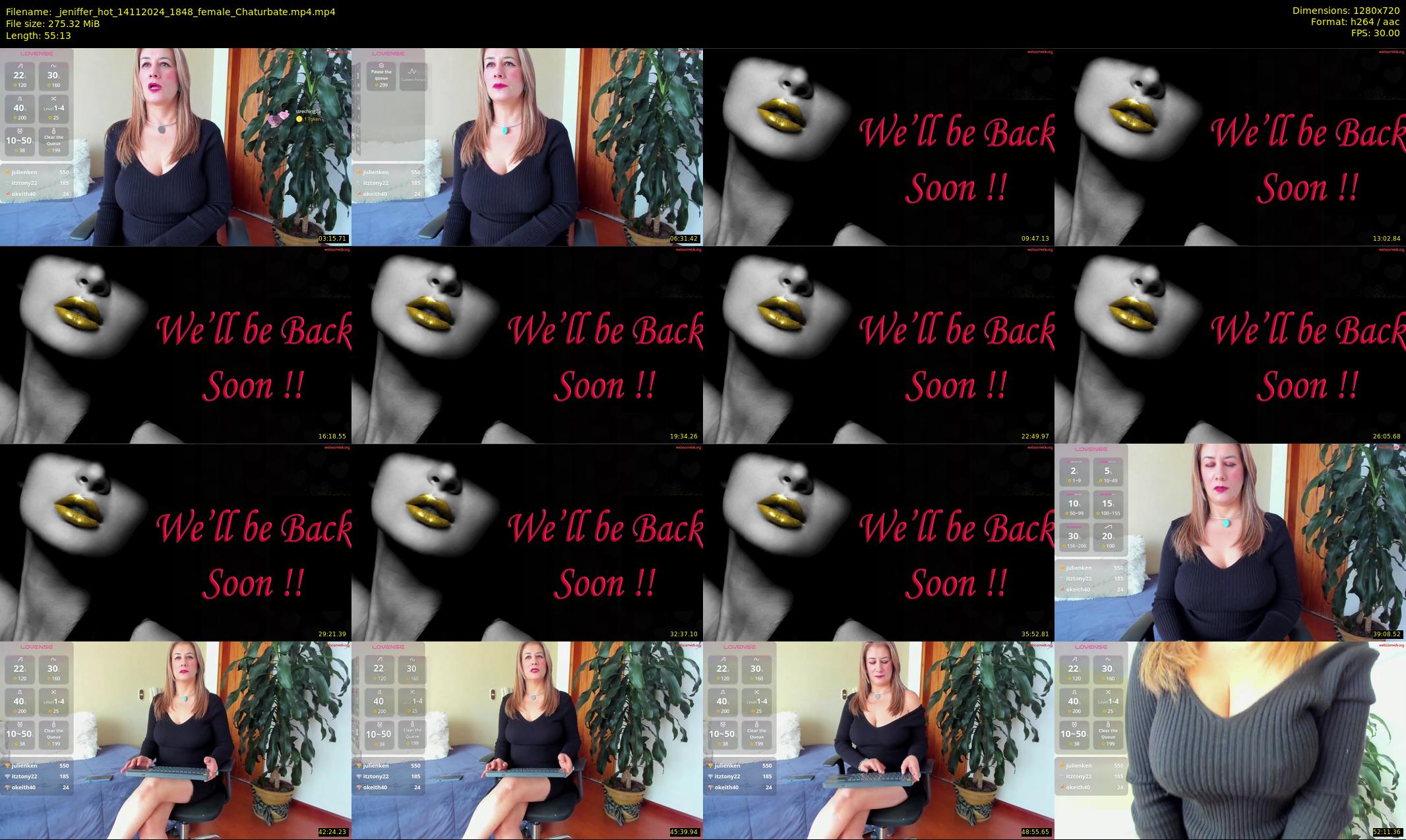 _jeniffer_hot — 56 minute Chaturbate female cam show recording, 720p, Nov 14, 2024