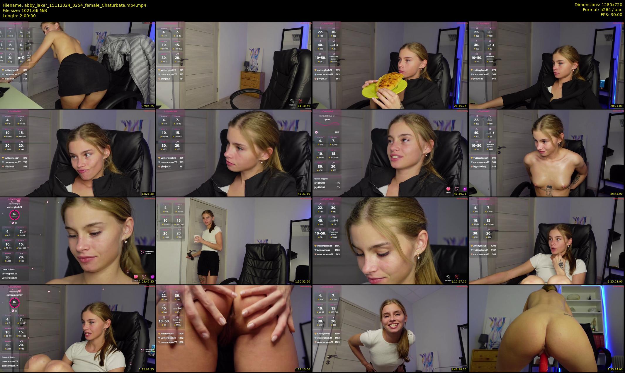 abby_laker — 120 minute Chaturbate female cam show recording, 720p, Nov 15, 2024