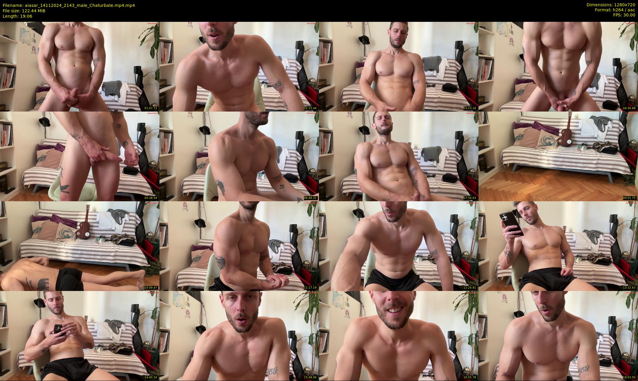 aiasar — 20 minute Chaturbate male cam show recording, 720p, Nov 14, 2024