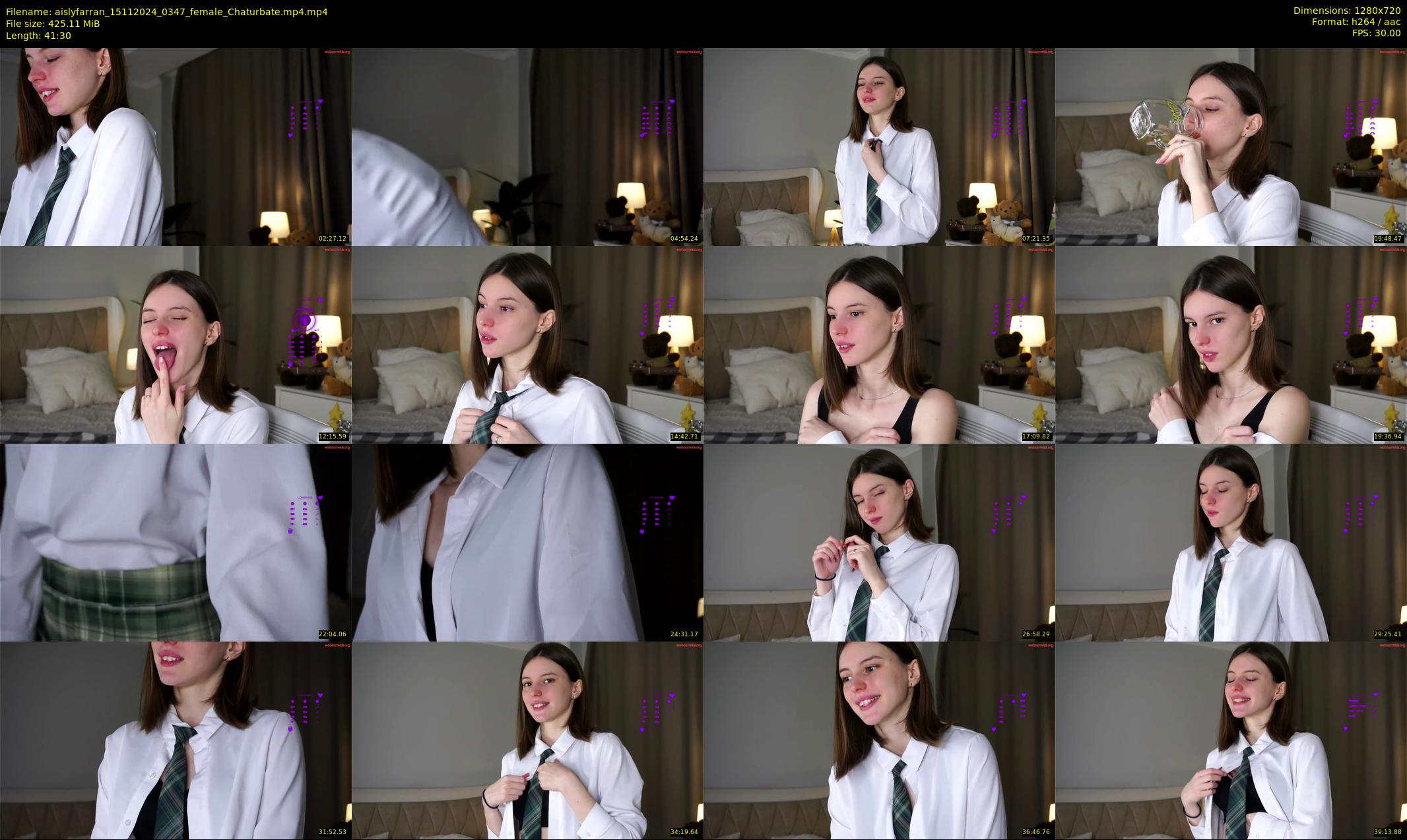 aislyfarran — 42 minute Chaturbate female cam show recording, 720p, Nov 15, 2024