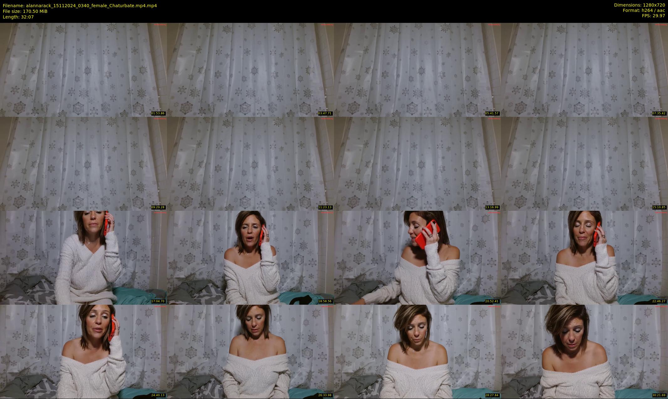 alannarack — 33 minute Chaturbate female cam show recording, 720p, Nov 15, 2024