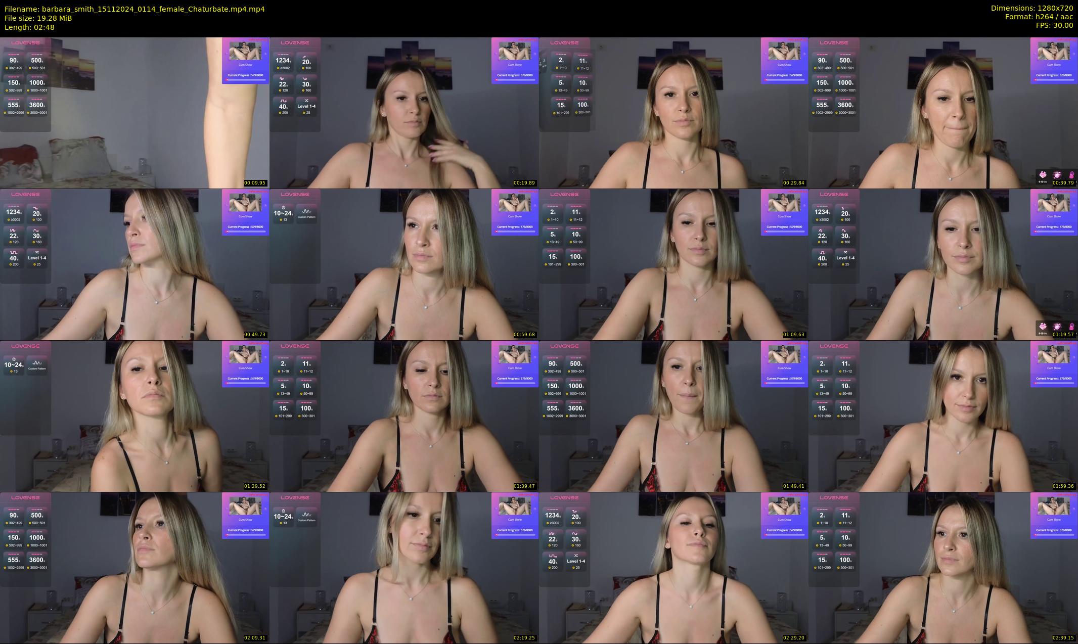 barbara_smith — 3 minute Chaturbate female cam show recording, 720p, Nov 15, 2024