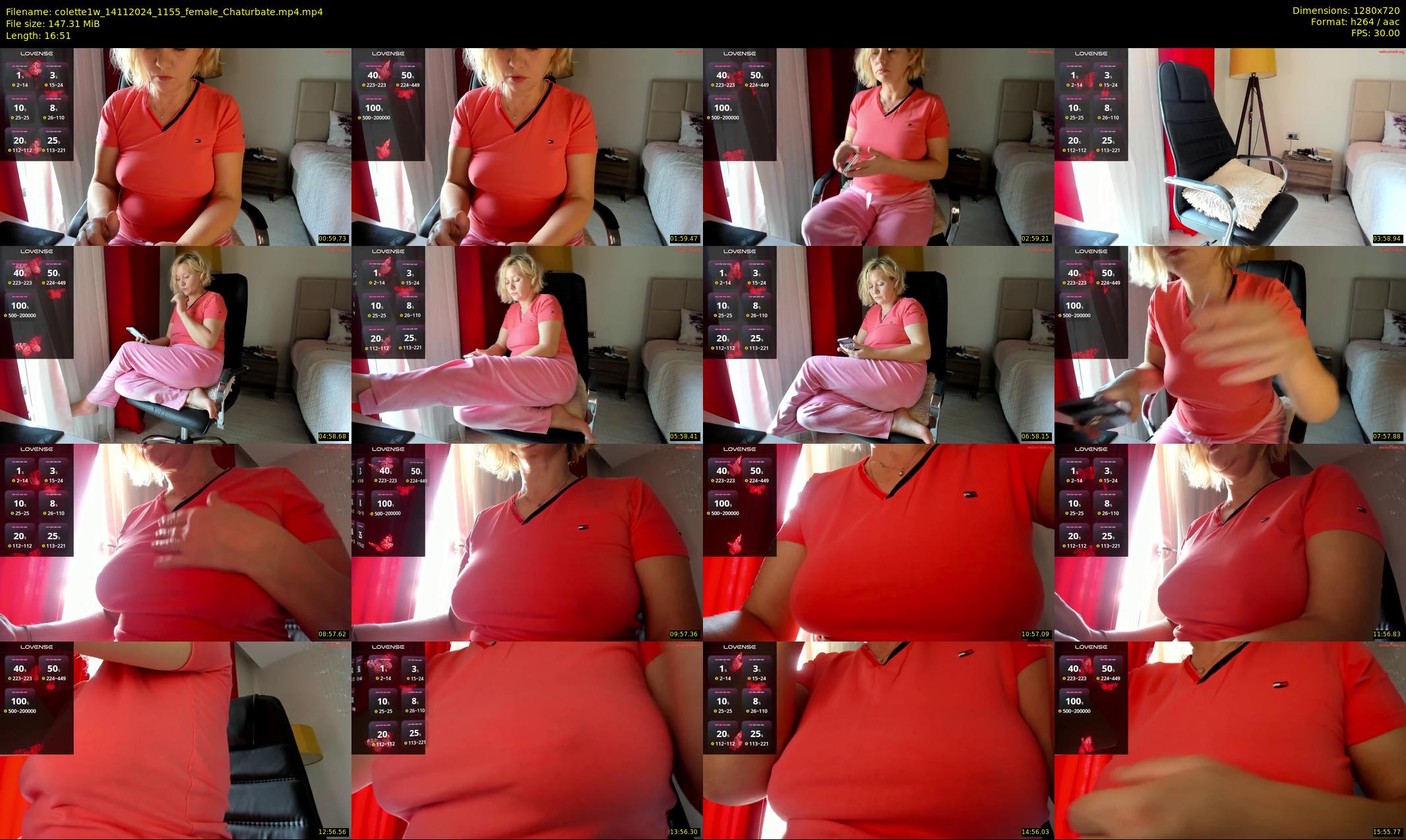 colette1w — 17 minute Chaturbate female cam show recording, 720p, Nov 14, 2024