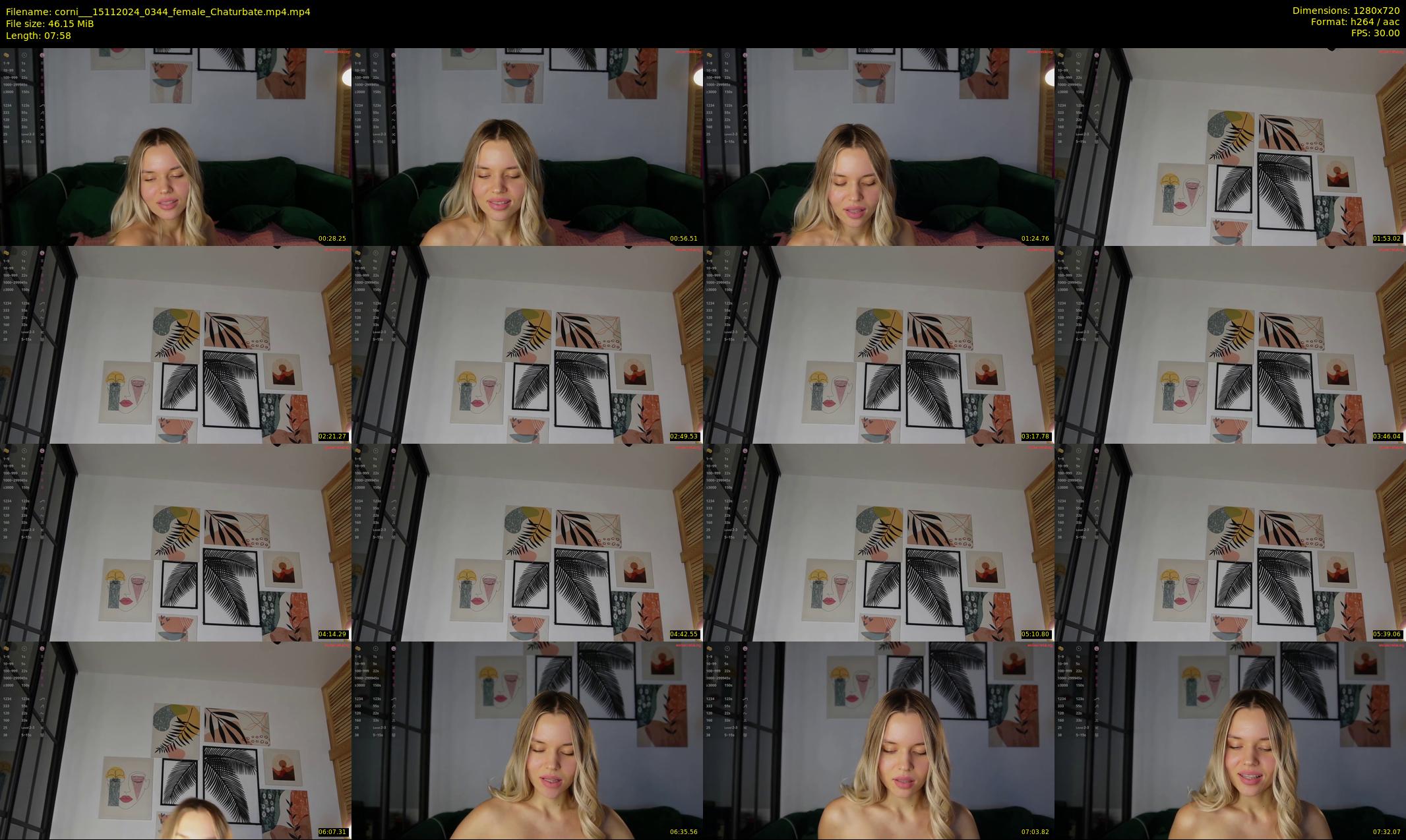 corni__ — 8 minute Chaturbate female cam show recording, 720p, Nov 15, 2024