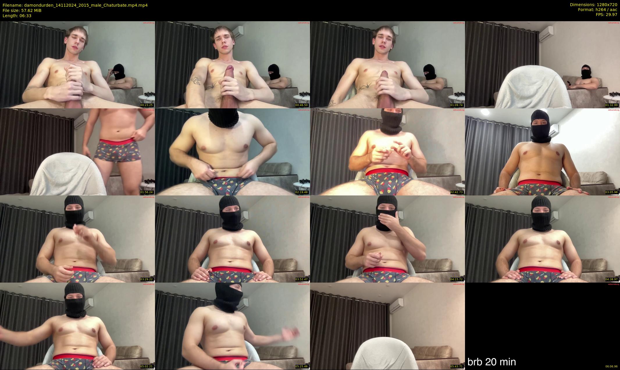 damondurden — 7 minute Chaturbate male cam show recording, 720p, Nov 14, 2024