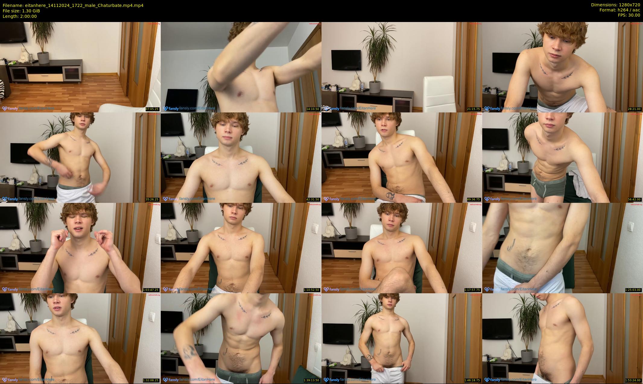 eitanhere — 120 minute Chaturbate male cam show recording, 720p, Nov 14, 2024