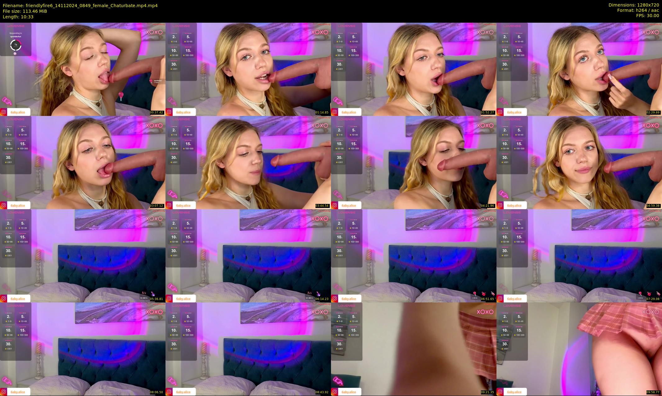friendlyfire6 — 11 minute Chaturbate female cam show recording, 720p, Nov 14, 2024