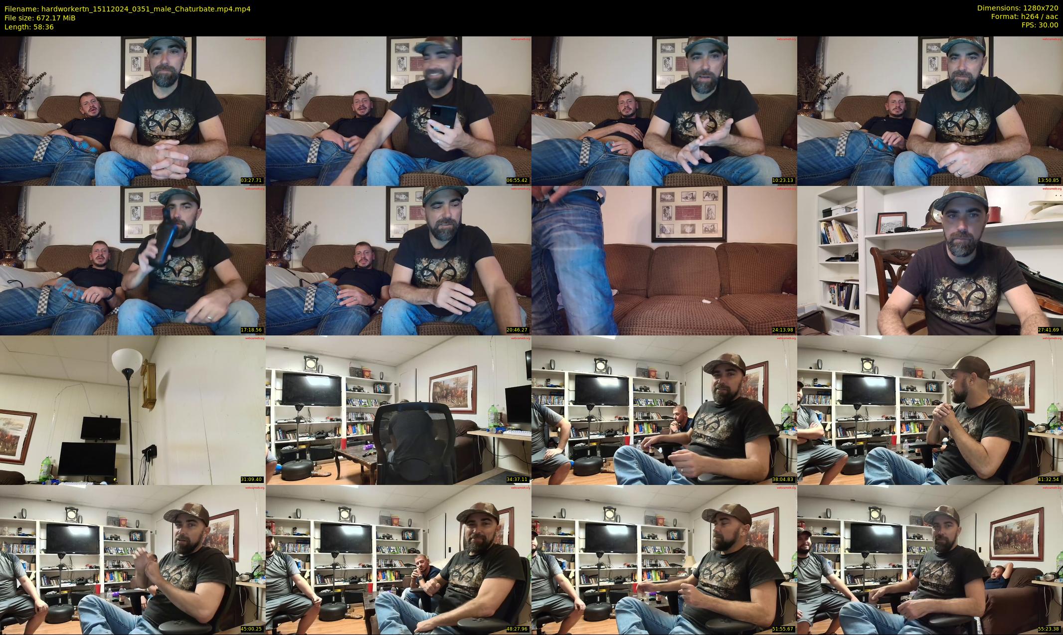hardworkertn — 59 minute Chaturbate male cam show recording, 720p, Nov 15, 2024