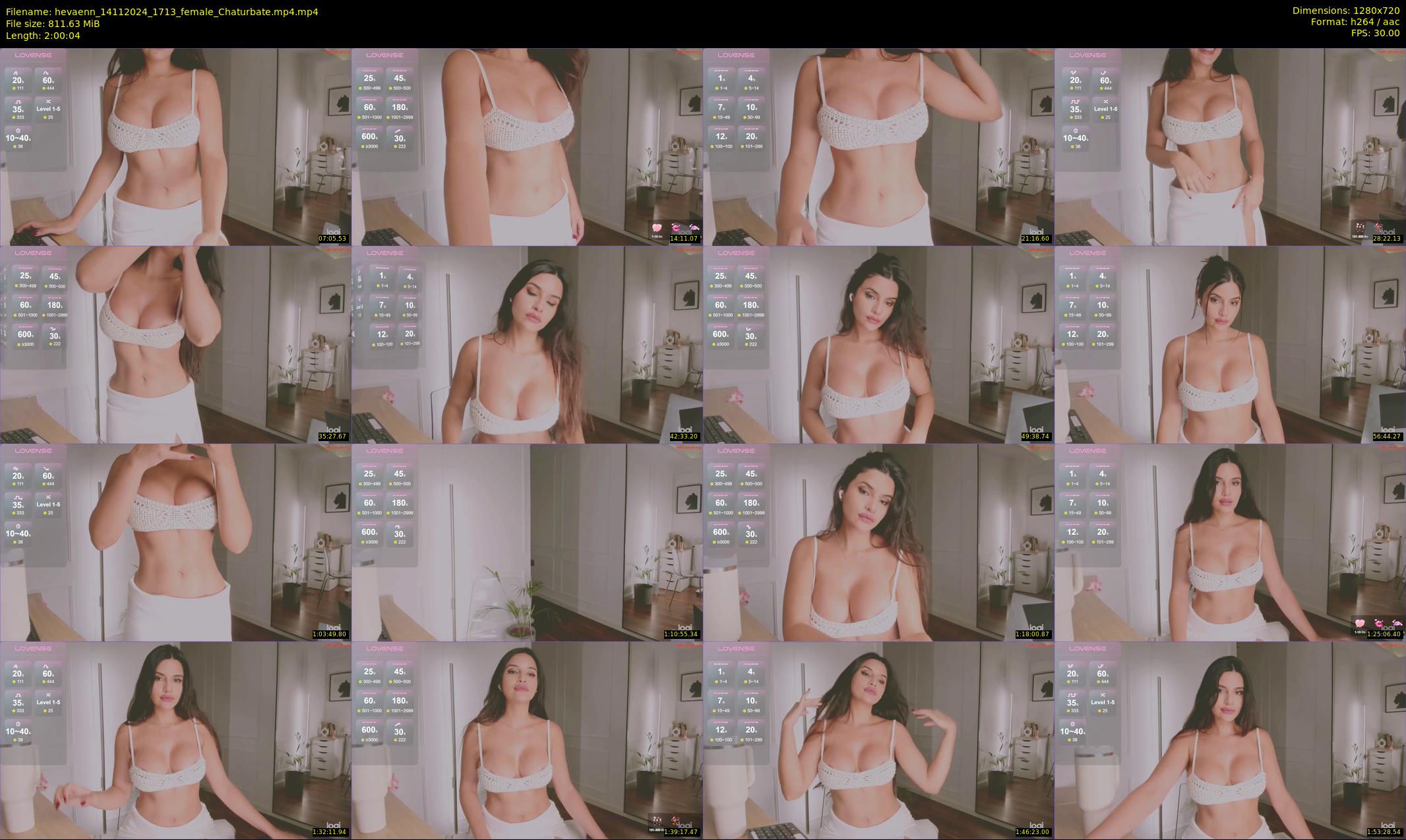 hevaenn — 121 minute Chaturbate female cam show recording, 720p, Nov 14, 2024