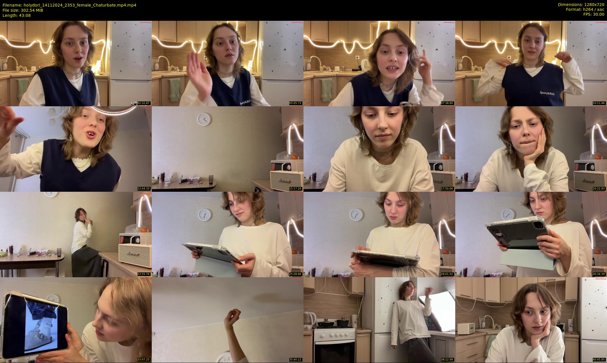 holydori — 44 minute Chaturbate female cam show recording, 720p, Nov 14, 2024