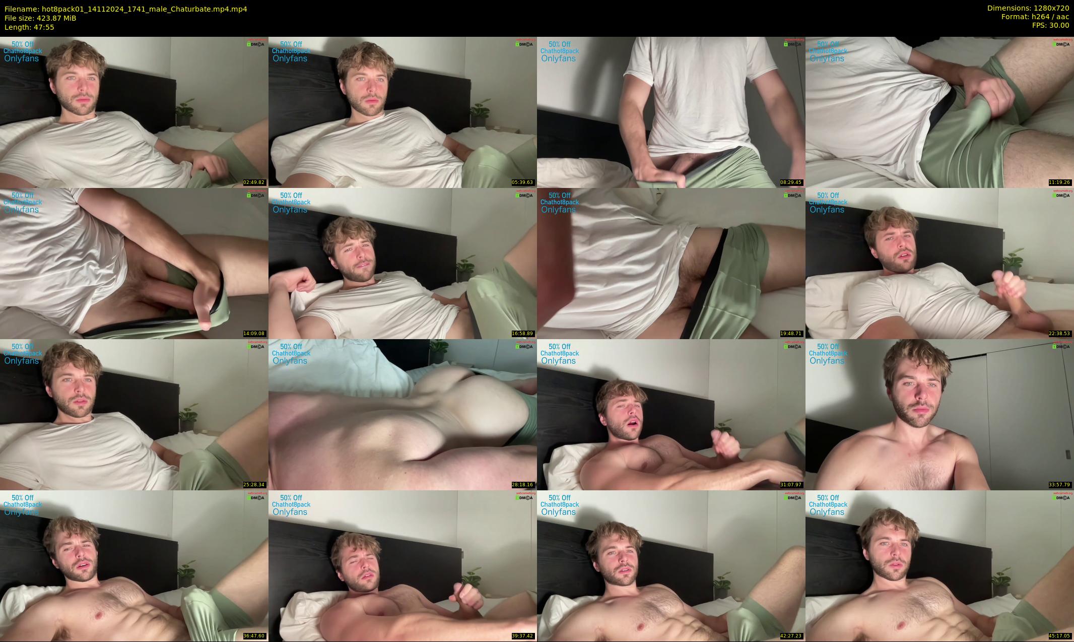 hot8pack01 — 48 minute Chaturbate male cam show recording, 720p, Nov 14, 2024