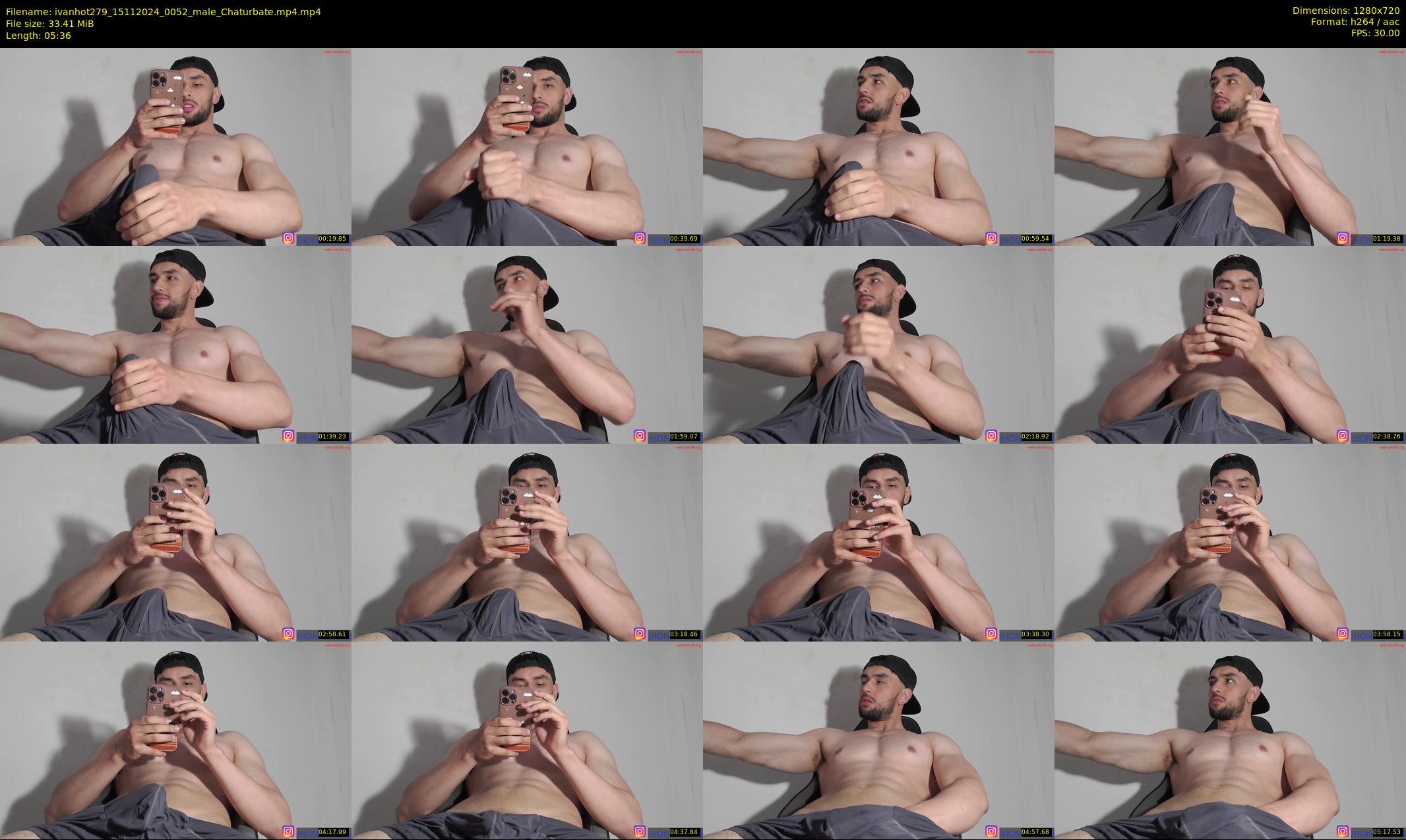 ivanhot279 — 6 minute Chaturbate male cam show recording, 720p, Nov 15, 2024