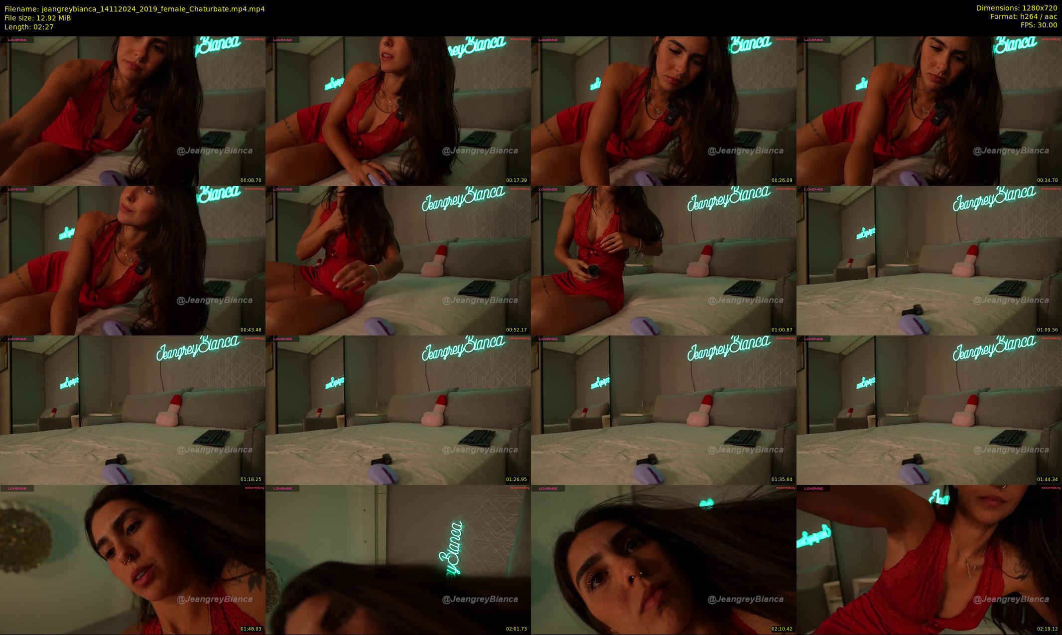 jeangreybianca — 3 minute Chaturbate female cam show recording, 720p, Nov 14, 2024