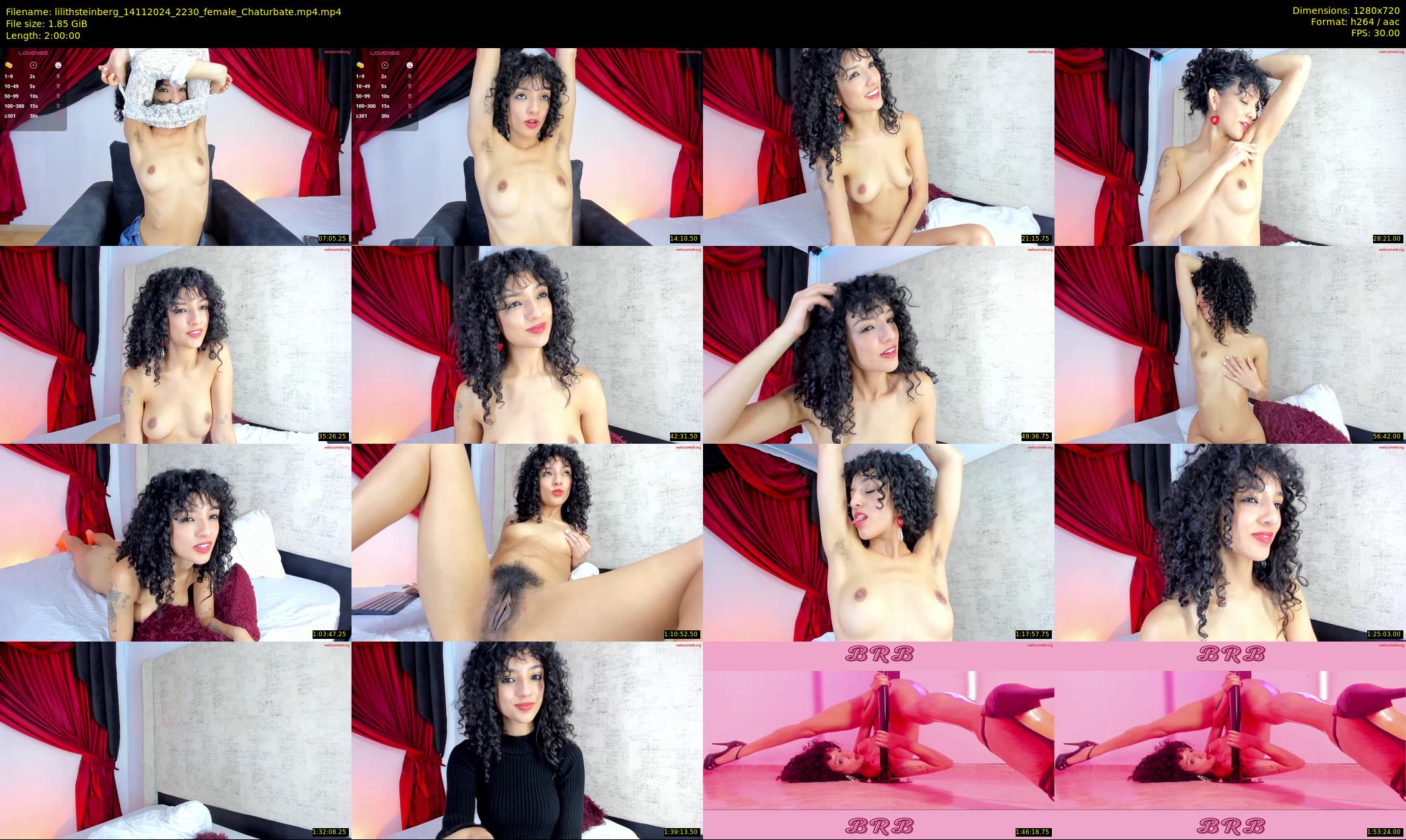 lilithsteinberg — 120 minute Chaturbate female cam show recording, 720p, Nov 14, 2024