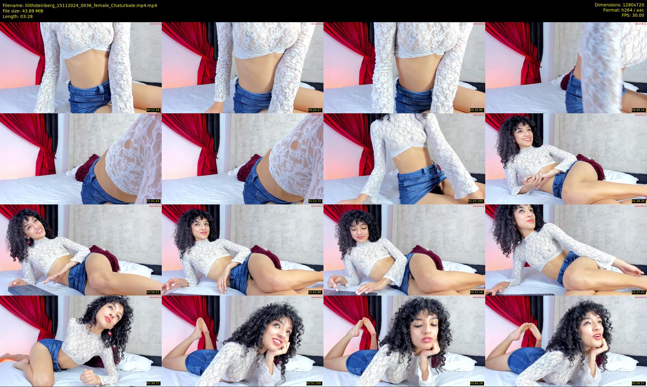lilithsteinberg — 4 minute Chaturbate female cam show recording, 720p, Nov 15, 2024