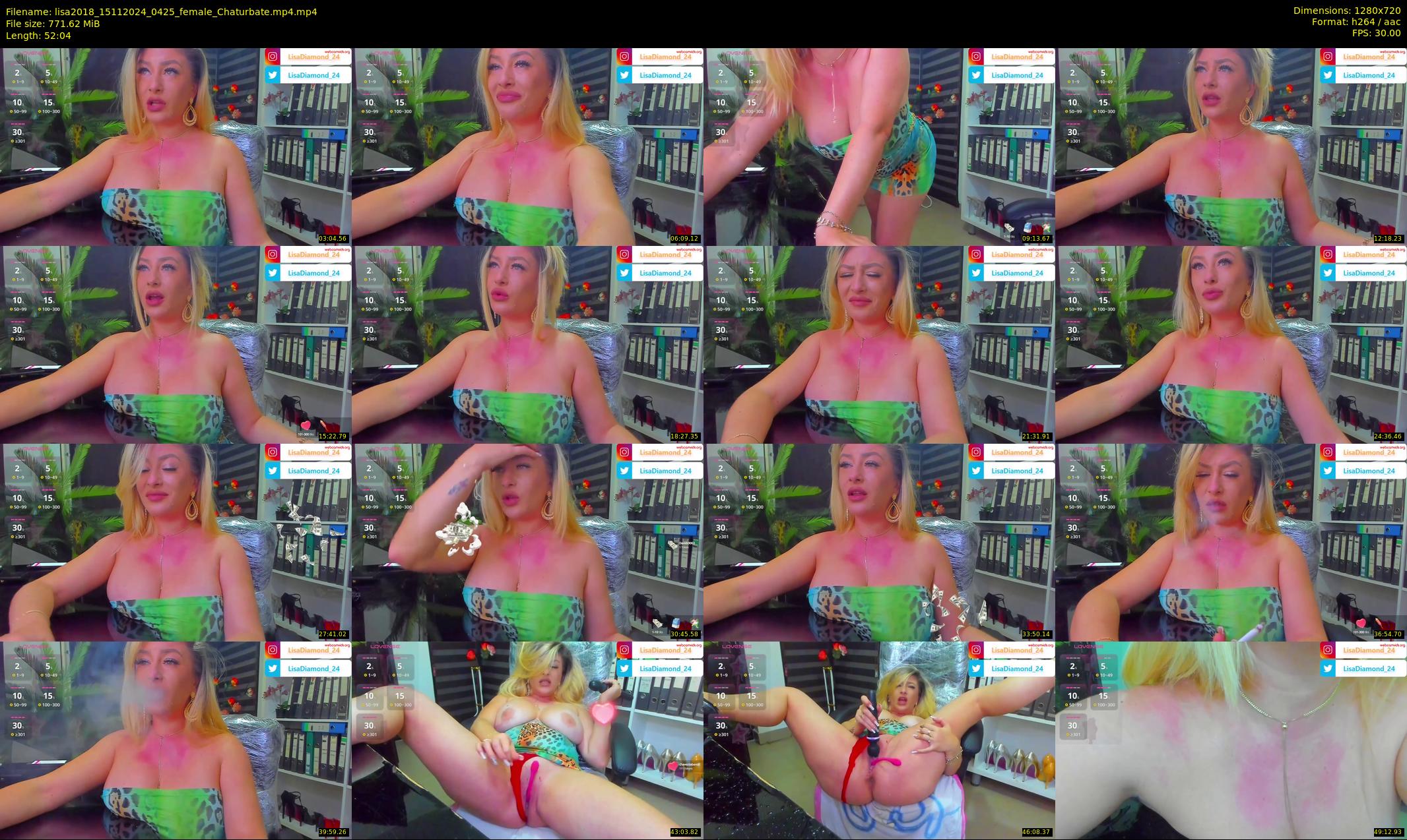lisa2018 — 53 minute Chaturbate female cam show recording, 720p, Nov 15, 2024