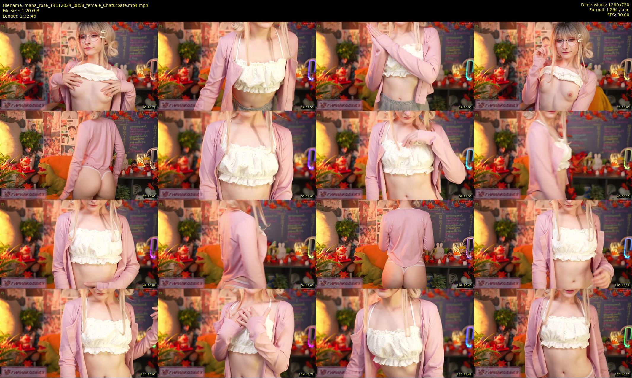 mana_rose — 93 minute Chaturbate female cam show recording, 720p, Nov 14, 2024
