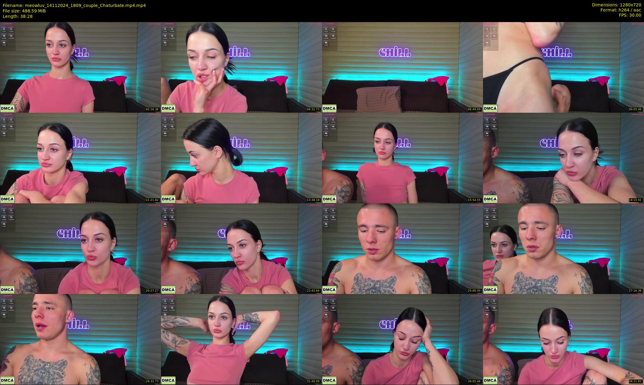 meowluv — 39 minute Chaturbate couple cam show recording, 720p, Nov 14, 2024