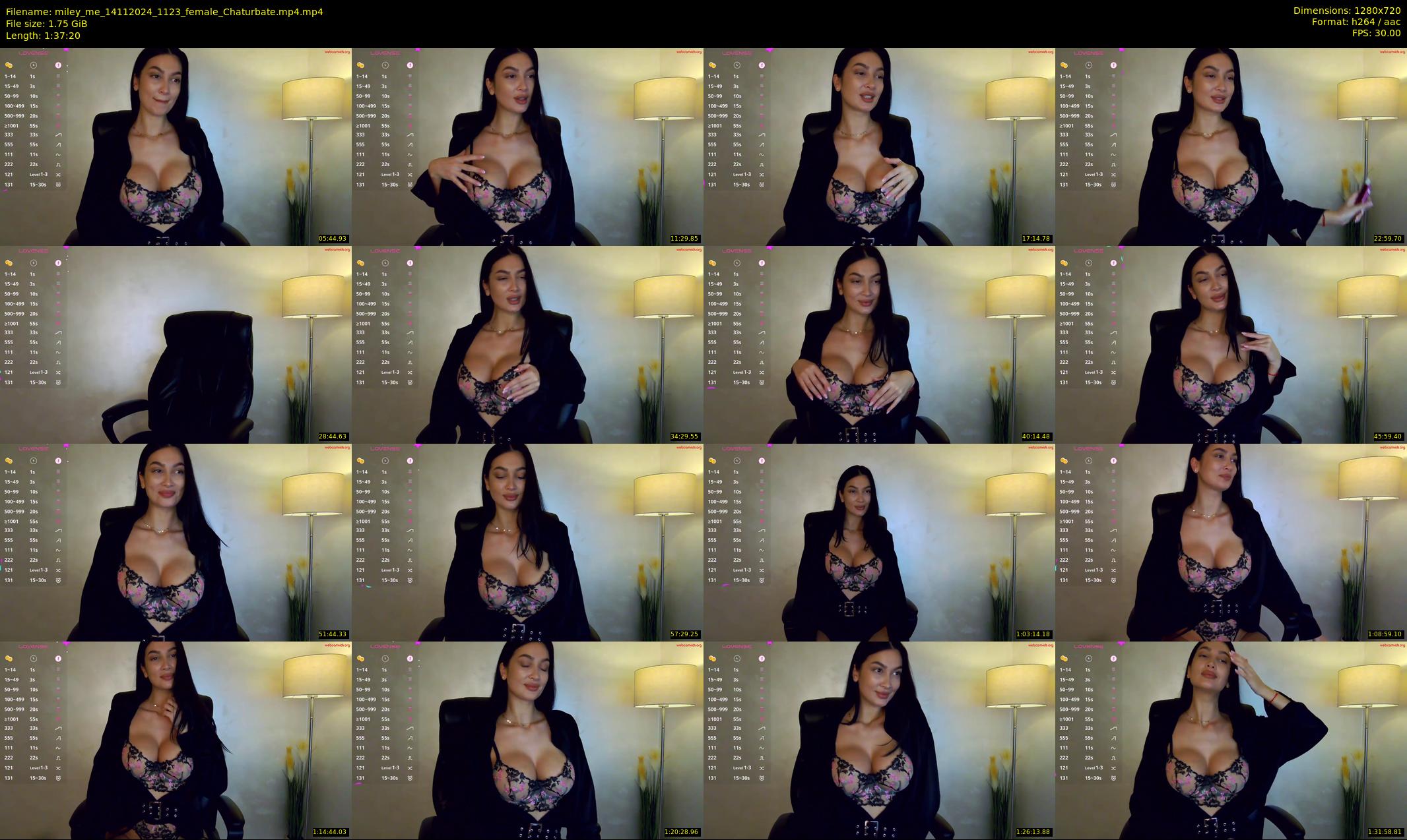 miley_me — 98 minute Chaturbate female cam show recording, 720p, Nov 14, 2024
