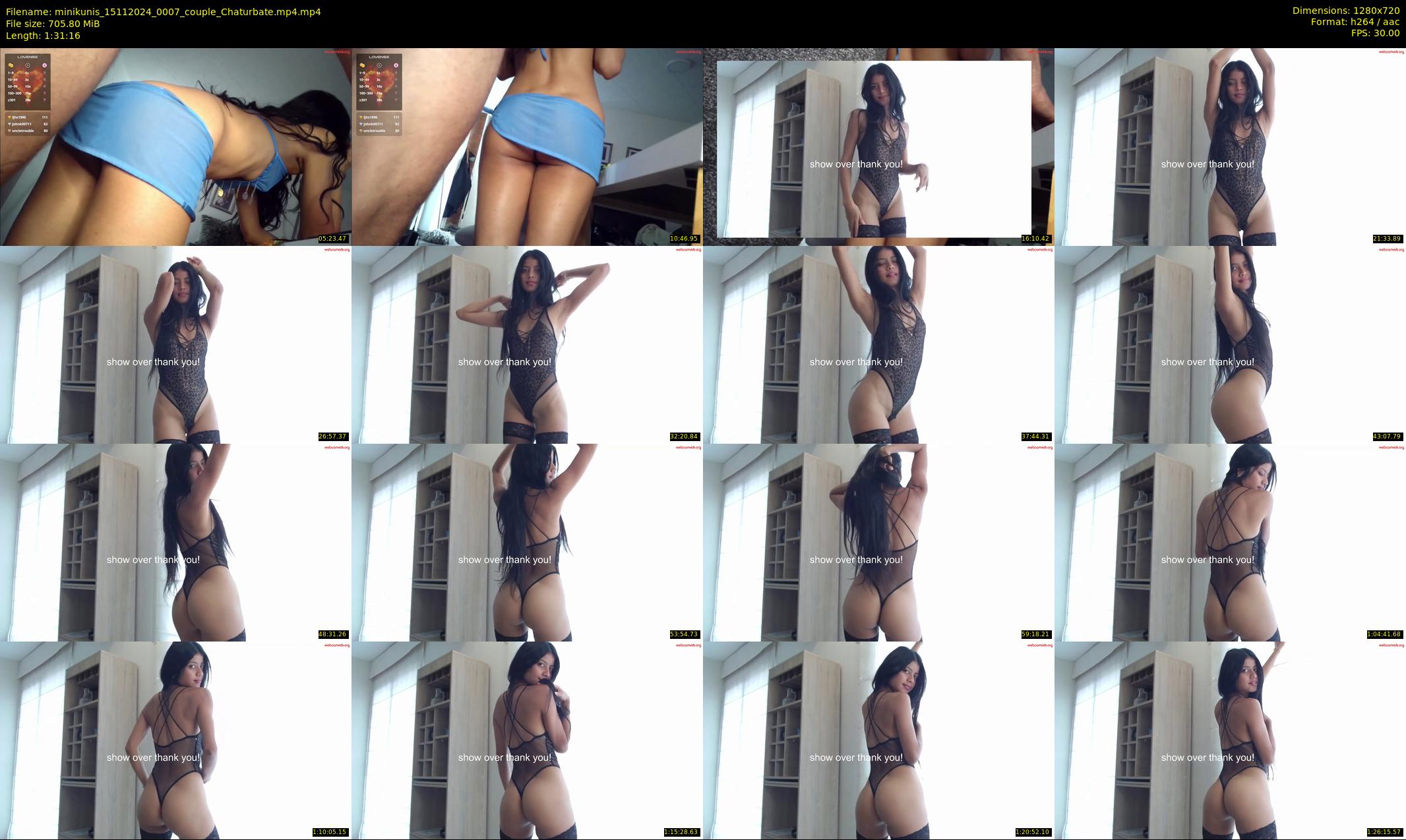 minikunis — 92 minute Chaturbate couple cam show recording, 720p, Nov 15, 2024