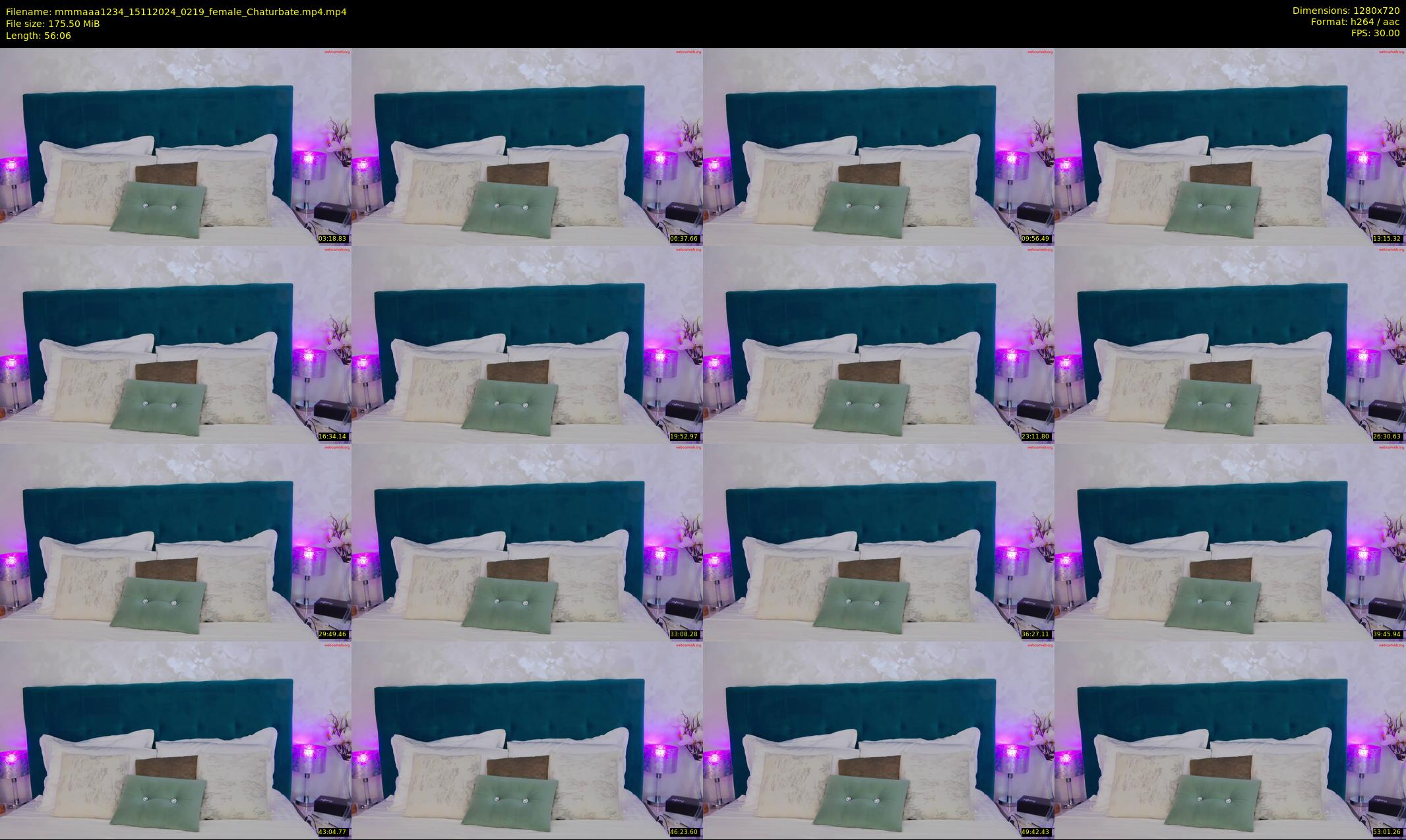 mmmaaa1234 — 57 minute Chaturbate female cam show recording, 720p, Nov 15, 2024