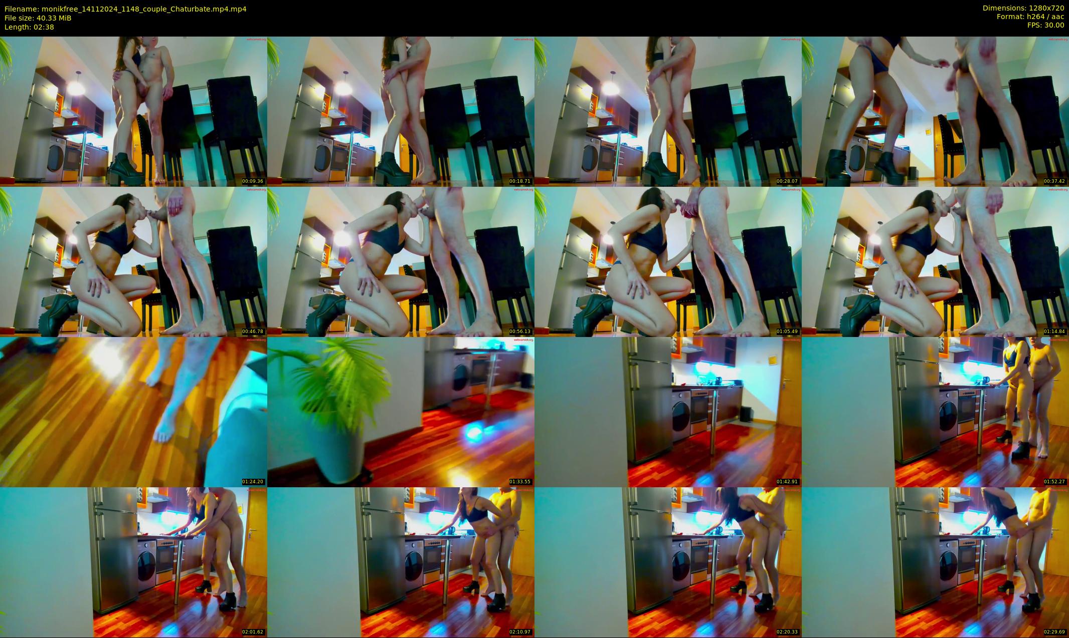 monikfree — 3 minute Chaturbate couple cam show recording, 720p, Nov 14, 2024