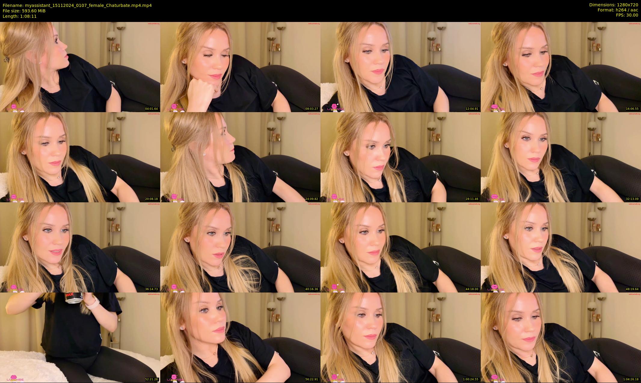 myassistant — 69 minute Chaturbate female cam show recording, 720p, Nov 15, 2024