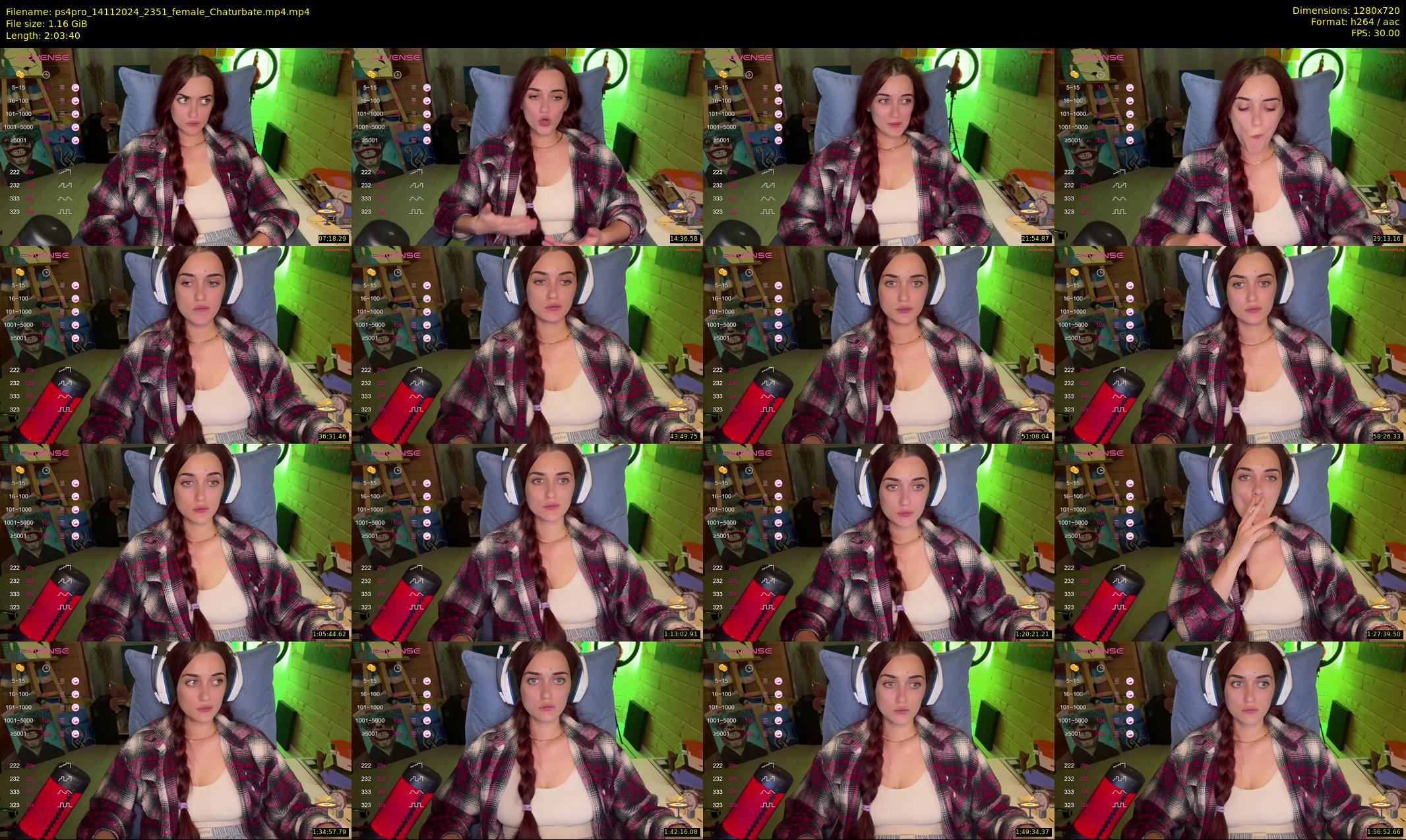 ps4pro — 124 minute Chaturbate female cam show recording, 720p, Nov 14, 2024