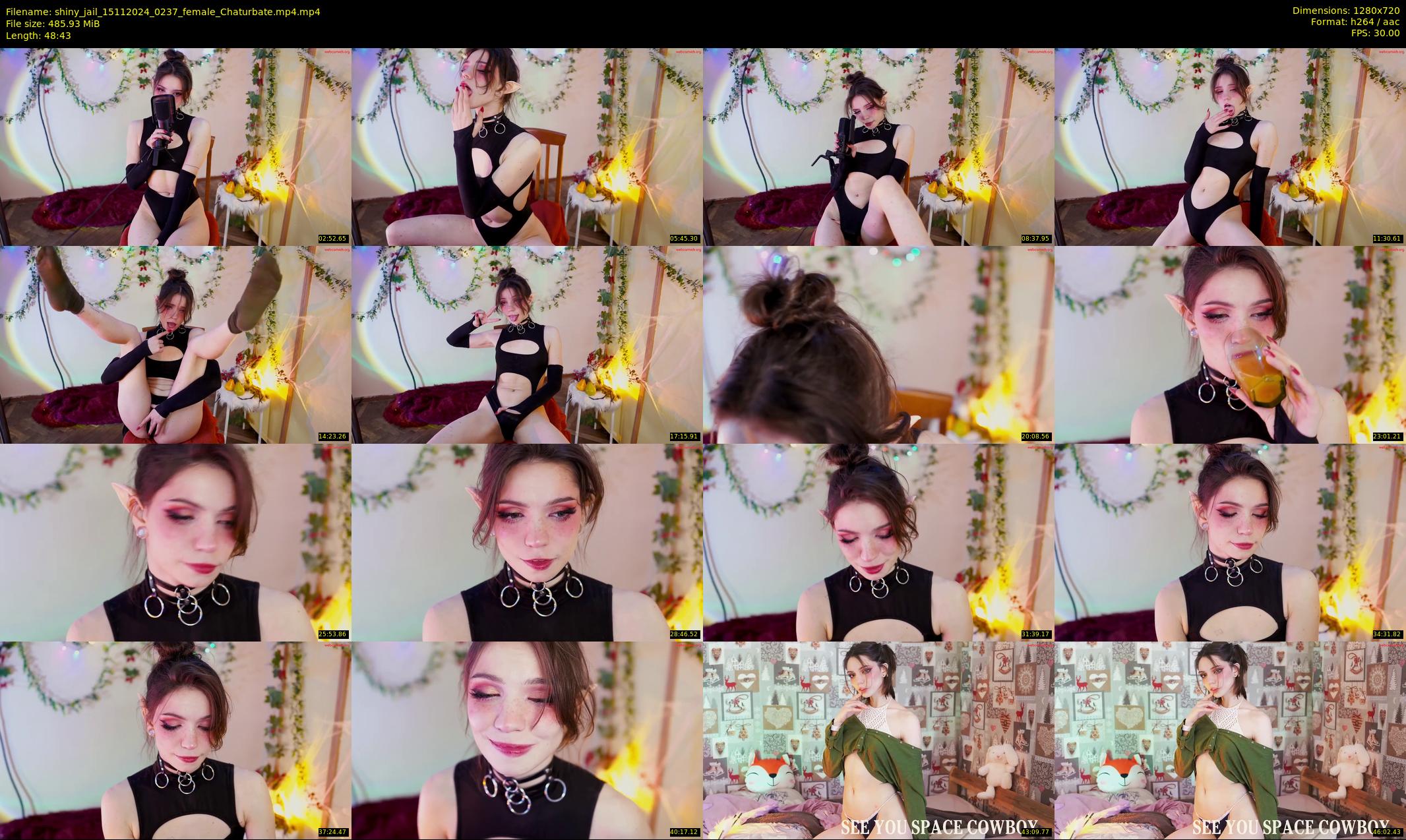 shiny_jail — 49 minute Chaturbate female cam show recording, 720p, Nov 15, 2024